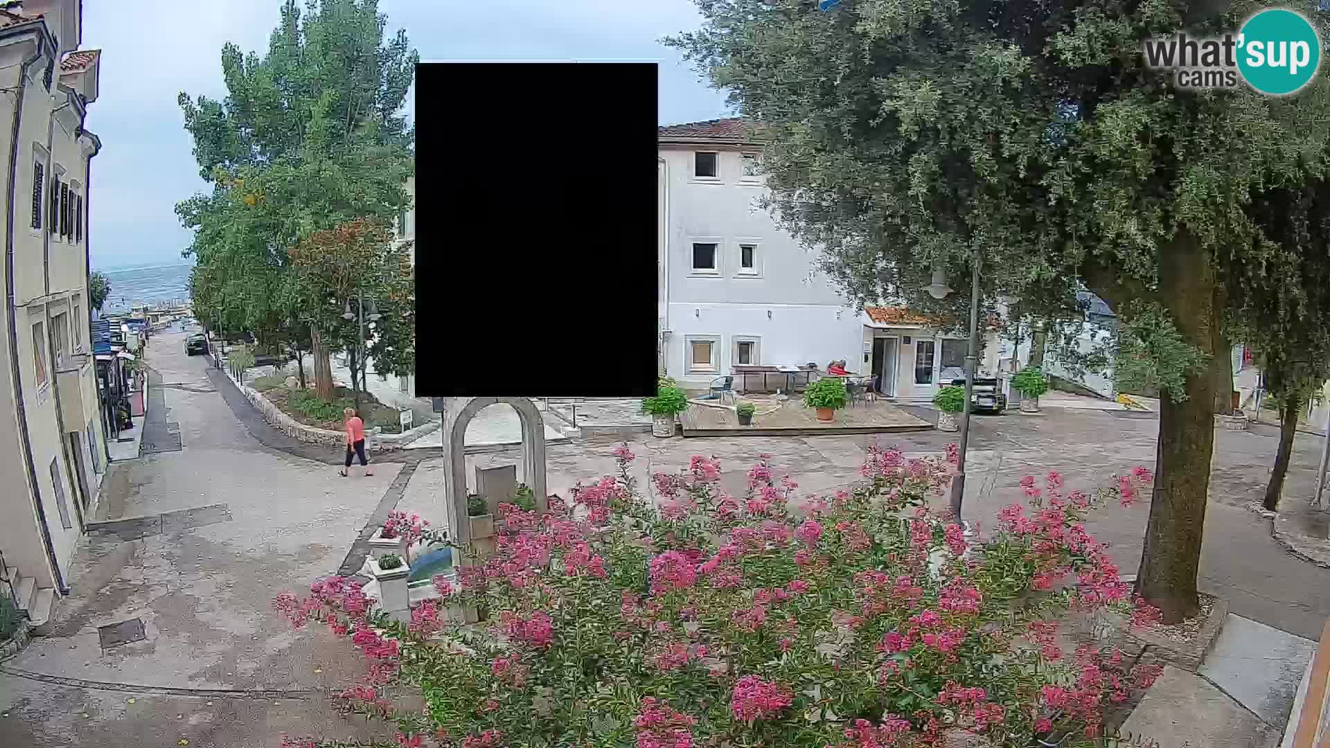 Webcam Mošćenička Draga Zentrum – Liveblick auf das Ortszentrum