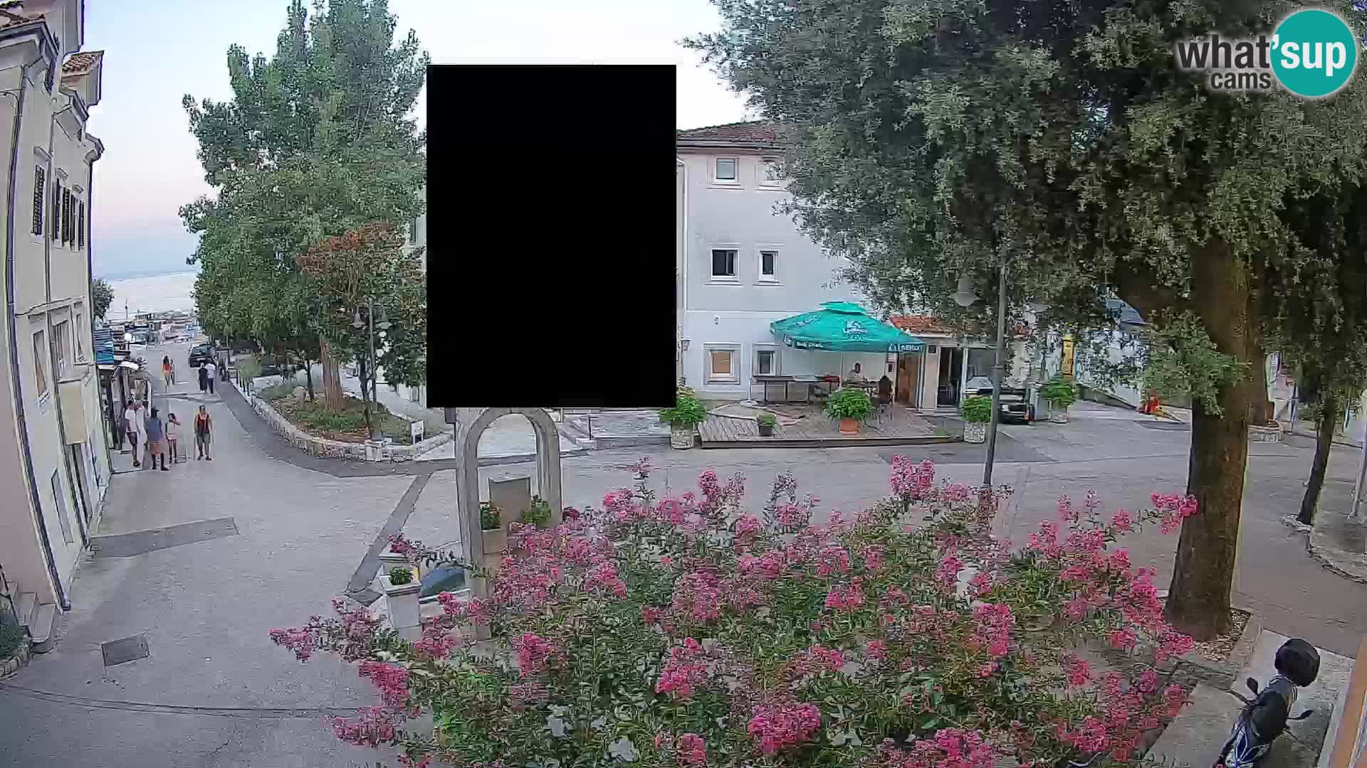 Webcam Centro Draga di Moschiena – Vista live sul centro