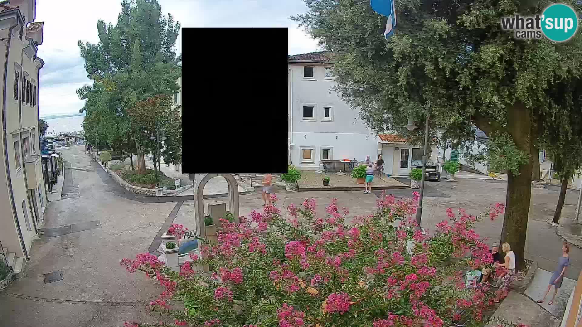 Webcam Mošćenička Draga Center – Live View of the Town Center