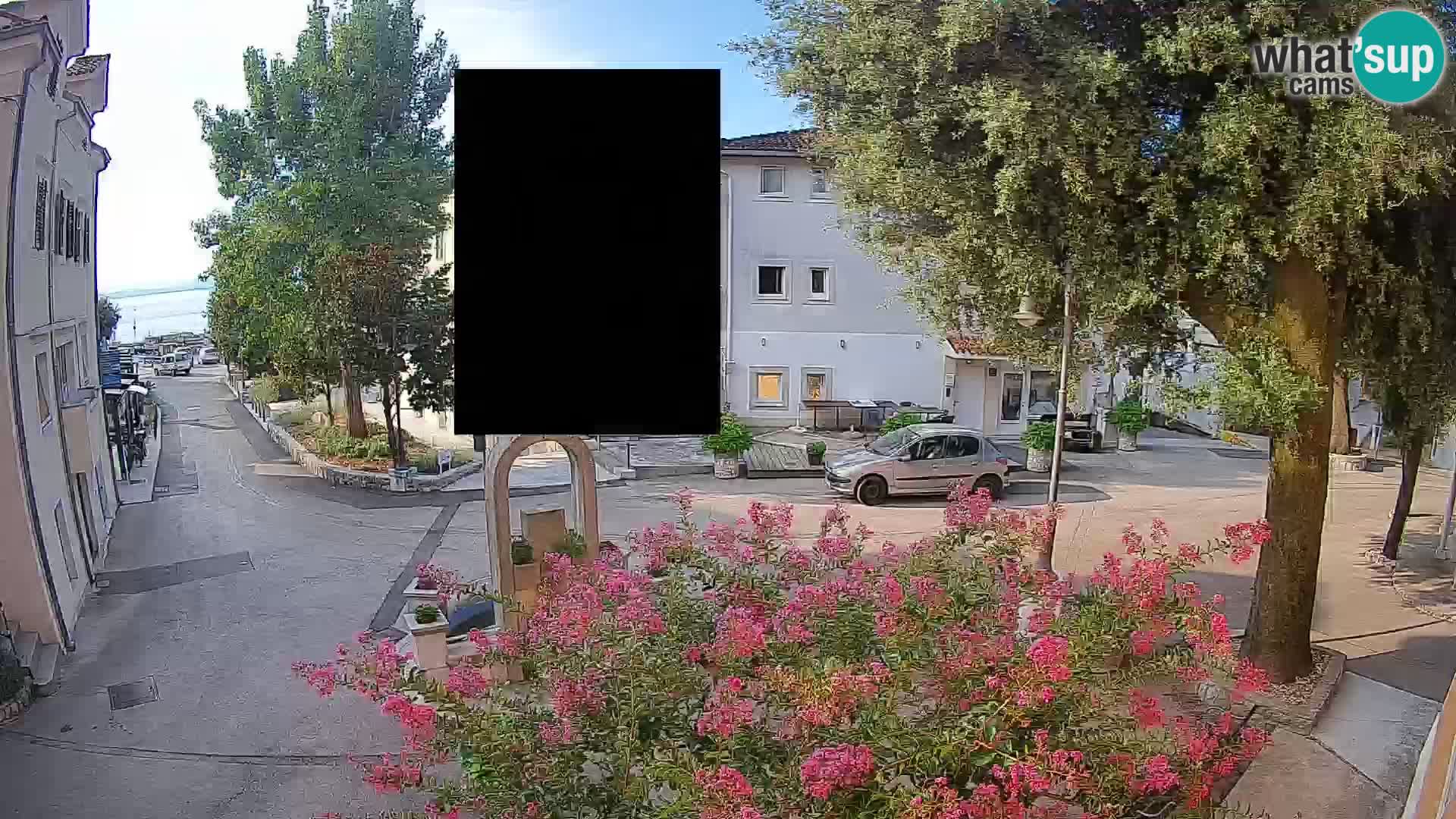 Webcam Mošćenička Draga Center – Live View of the Town Center