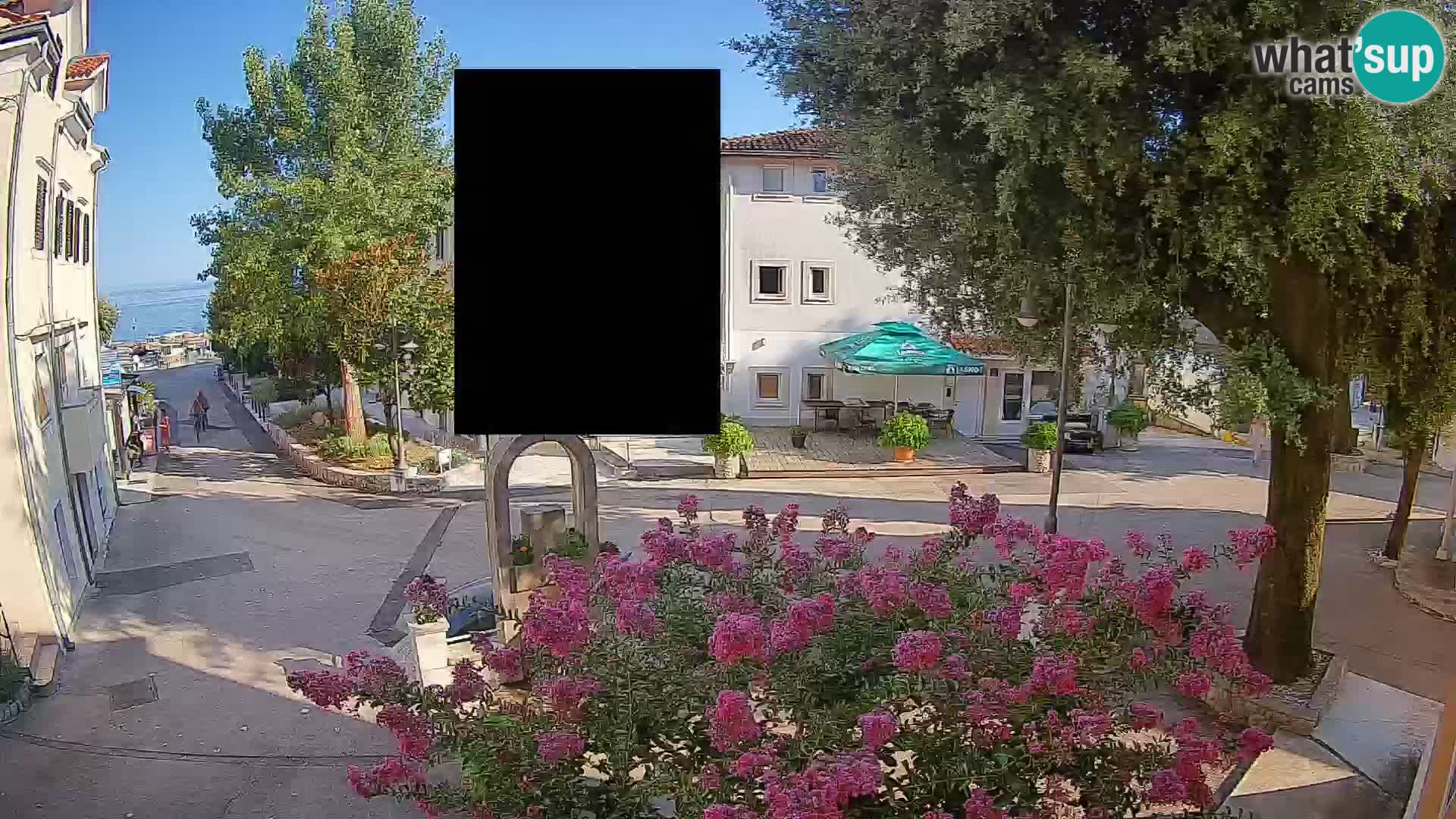 Webcam Centre de Mošćenička Draga – Vue en direct du centre-ville