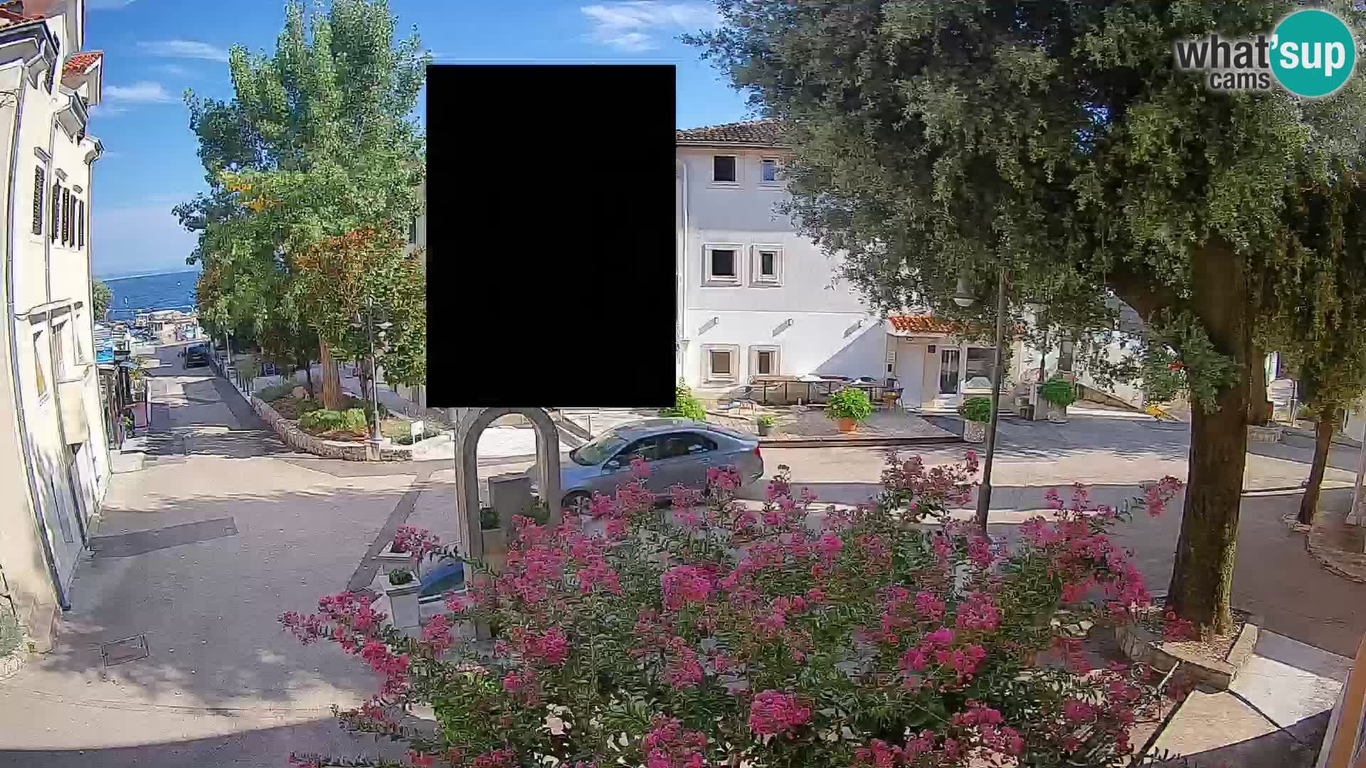 Web kamera centar Mošćeničke Drage – Pogled uživo