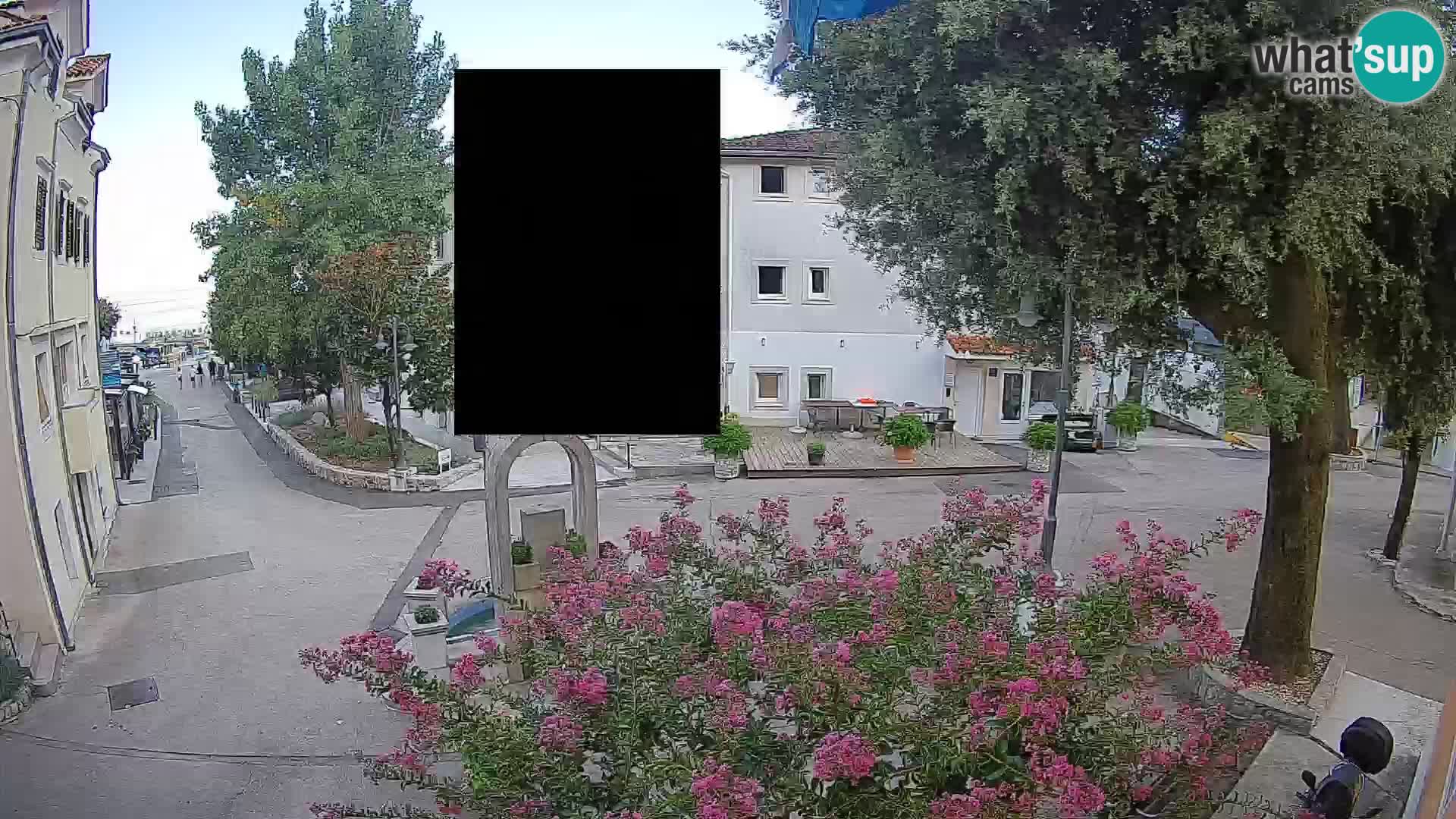 Webcam Centro Draga di Moschiena – Vista live sul centro