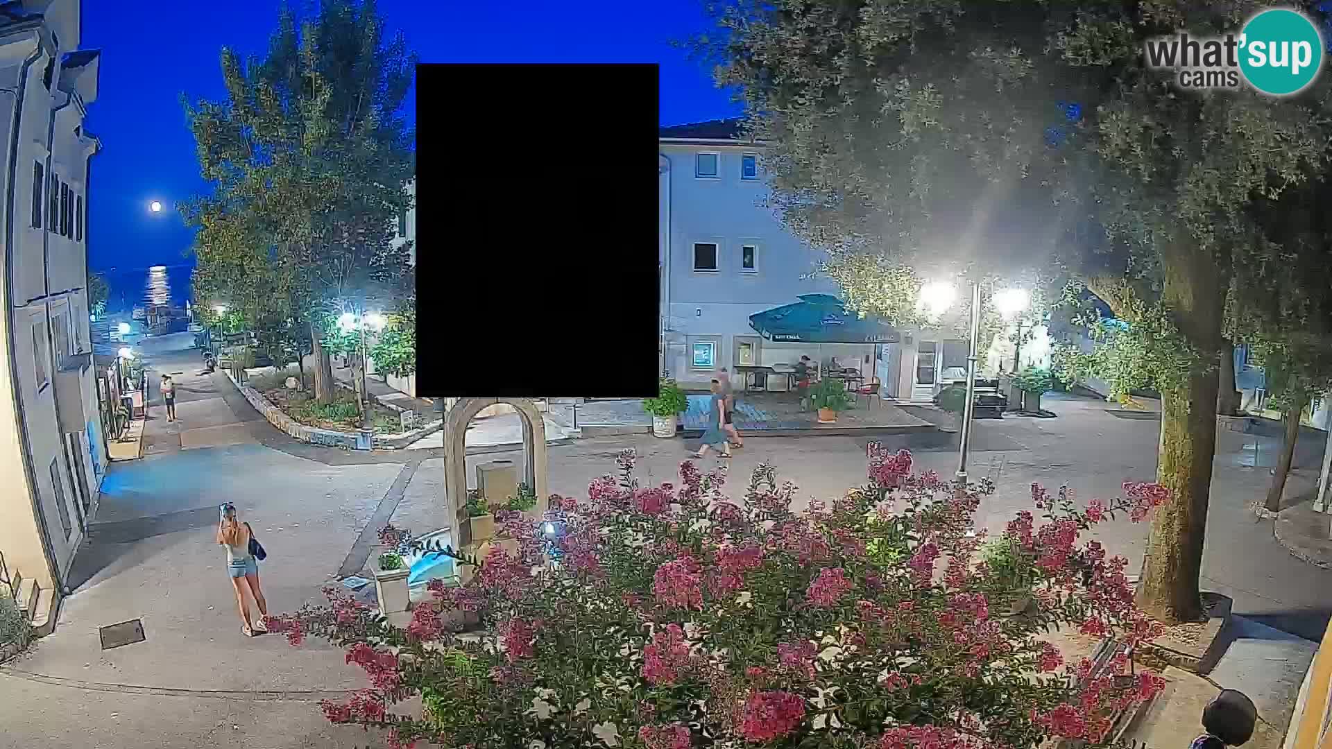Webcam Mošćenička Draga Center – Live View of the Town Center