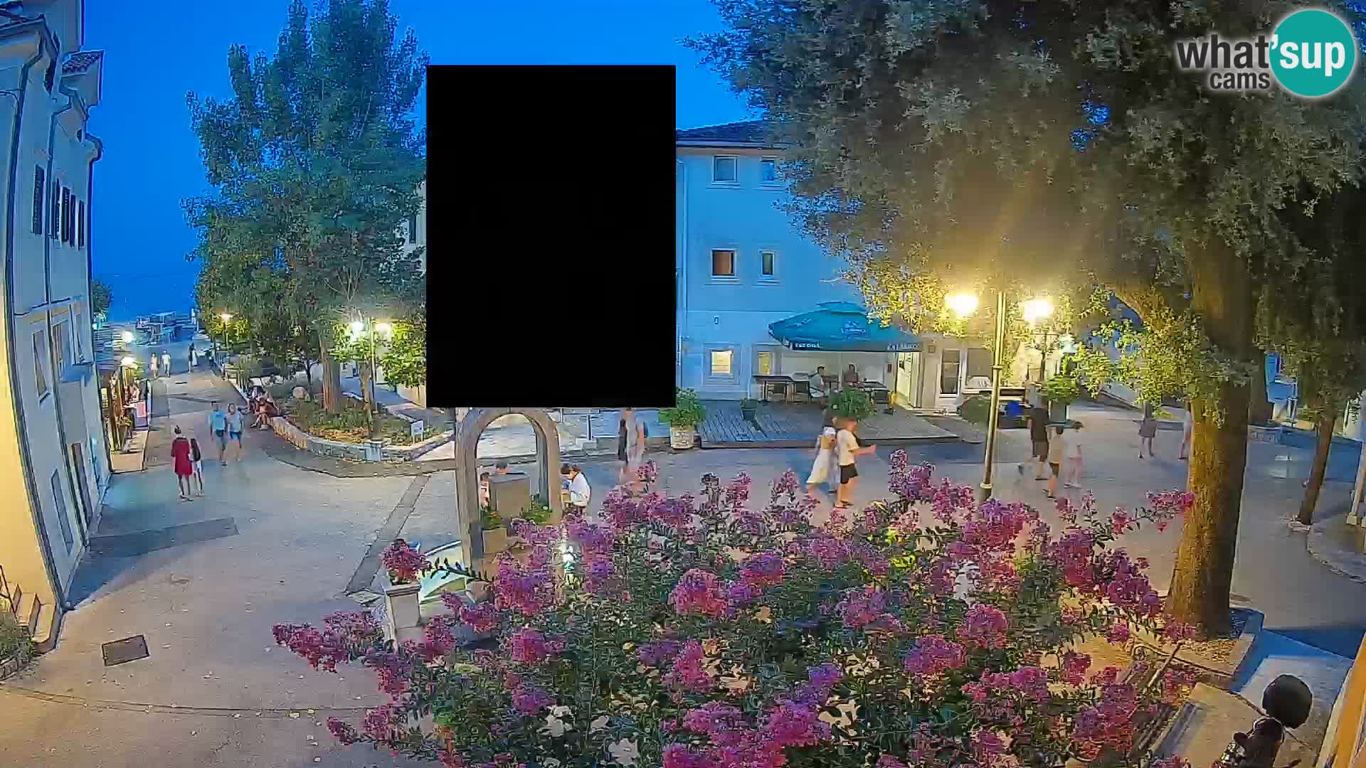 Web kamera centar Mošćeničke Drage – Pogled uživo
