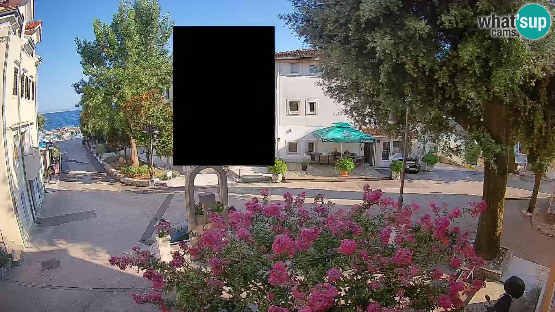 Webcam Mošćenička Draga Zentrum – Liveblick auf das Ortszentrum