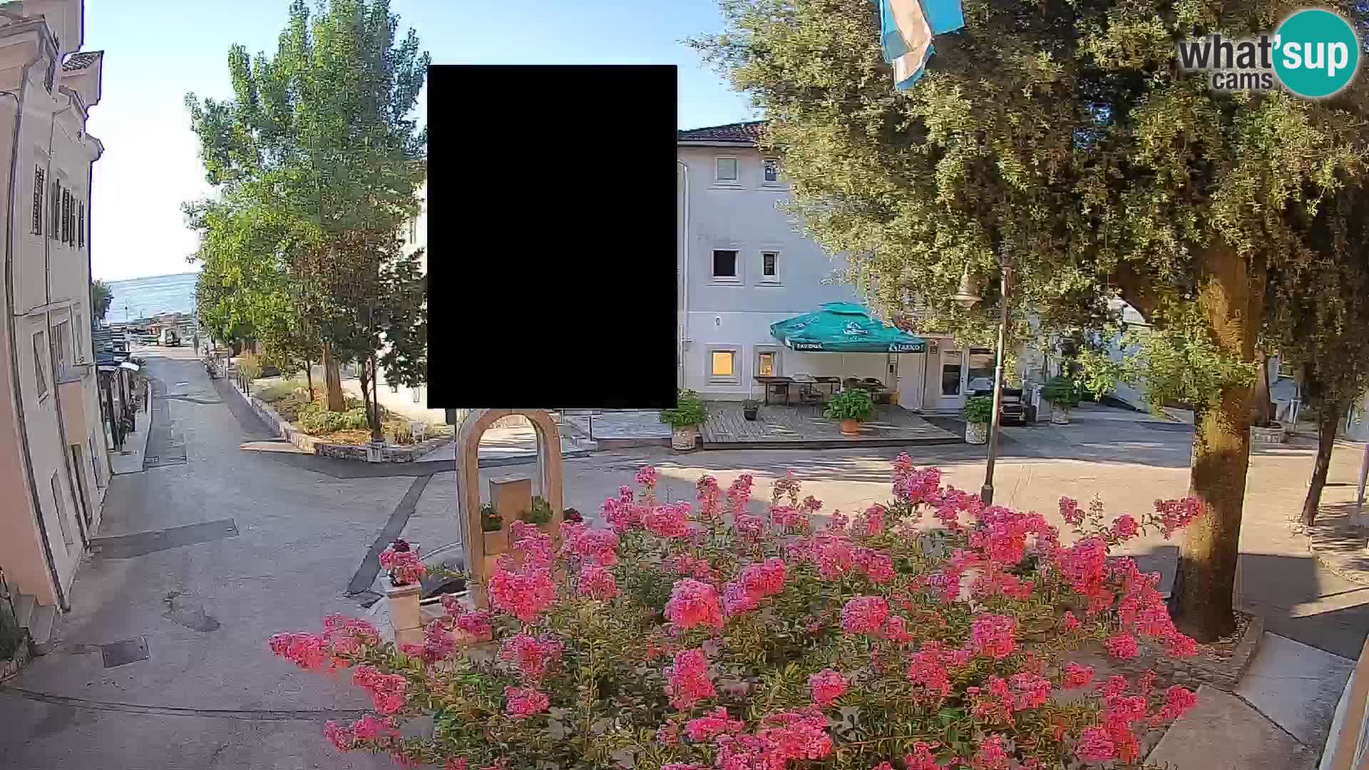 Web kamera centar Mošćeničke Drage – Pogled uživo