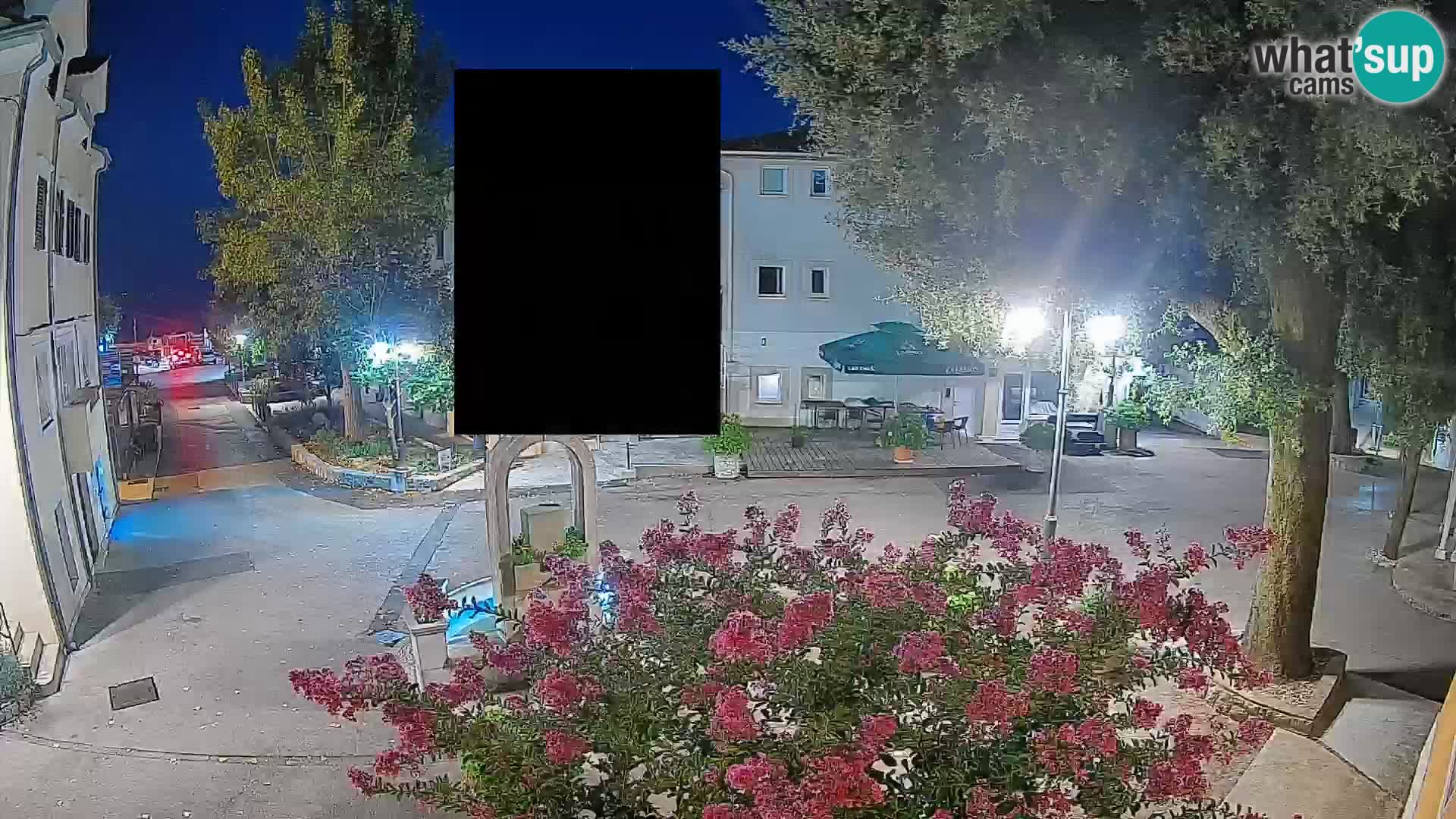 Webcam Mošćenička Draga Center – Live View of the Town Center
