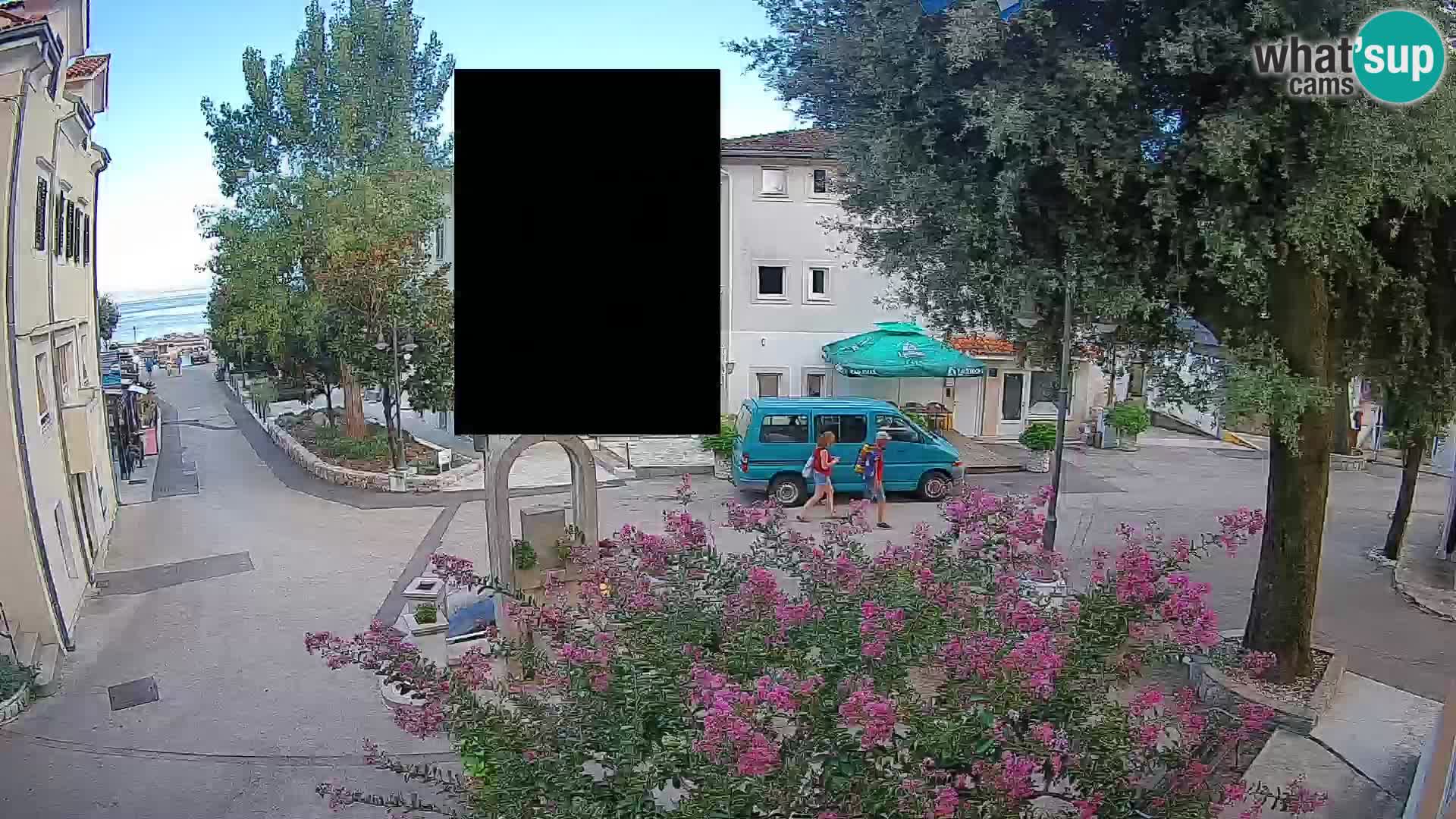 Webcam centre de Mošćenička Draga – Vue en direct du centre-ville