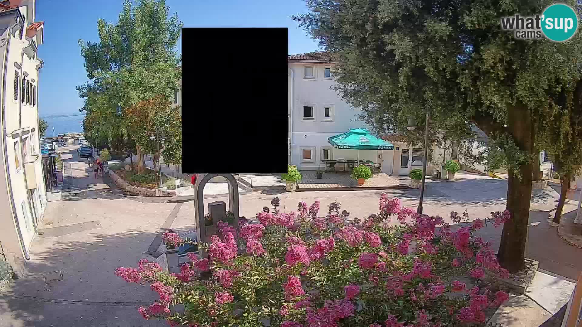 Webcam Mošćenička Draga Center – Live View of the Town Center