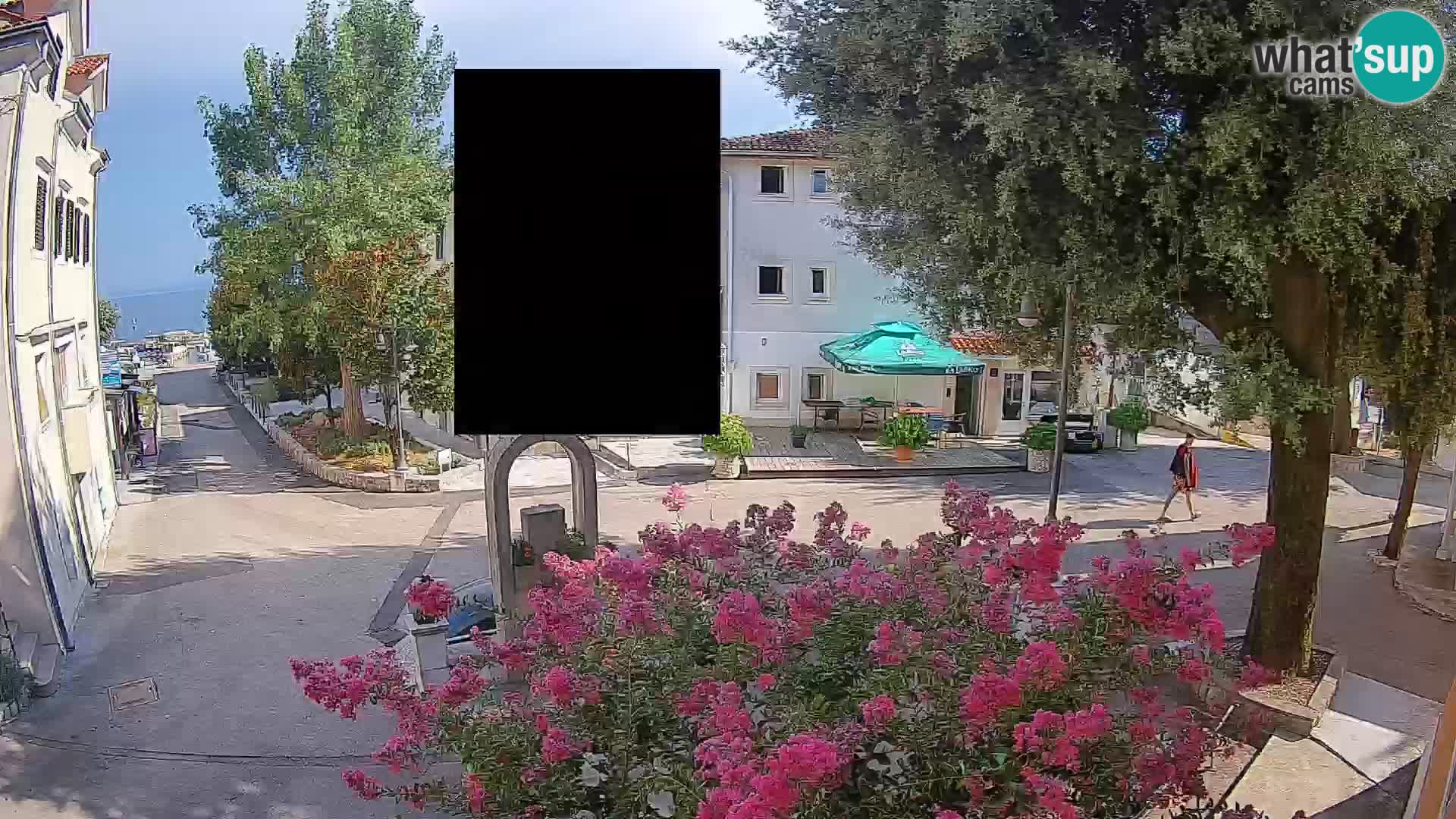 Webcam Centro Draga di Moschiena – Vista live sul centro