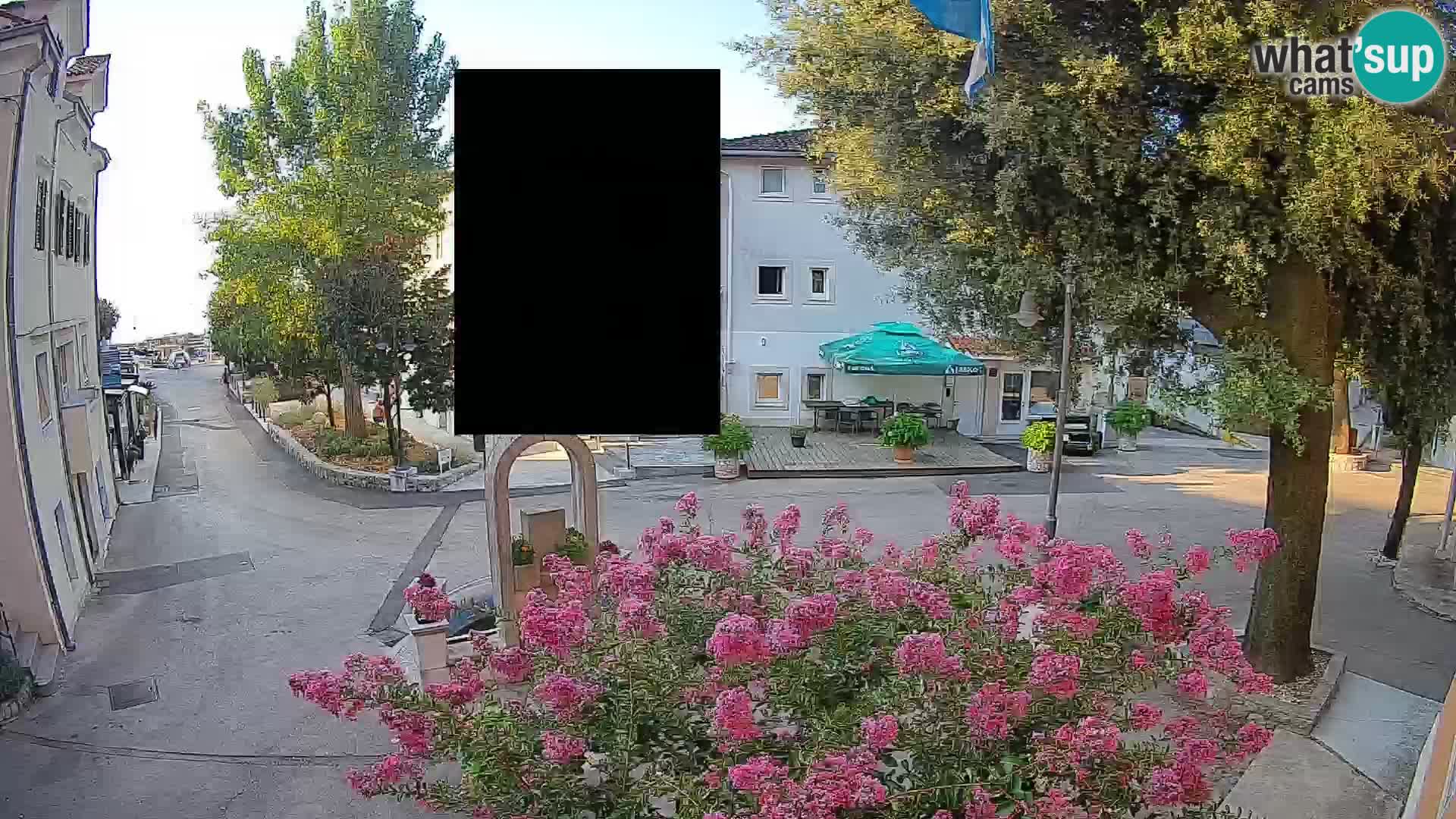 Webcam Centre de Mošćenička Draga – Vue en direct du centre-ville