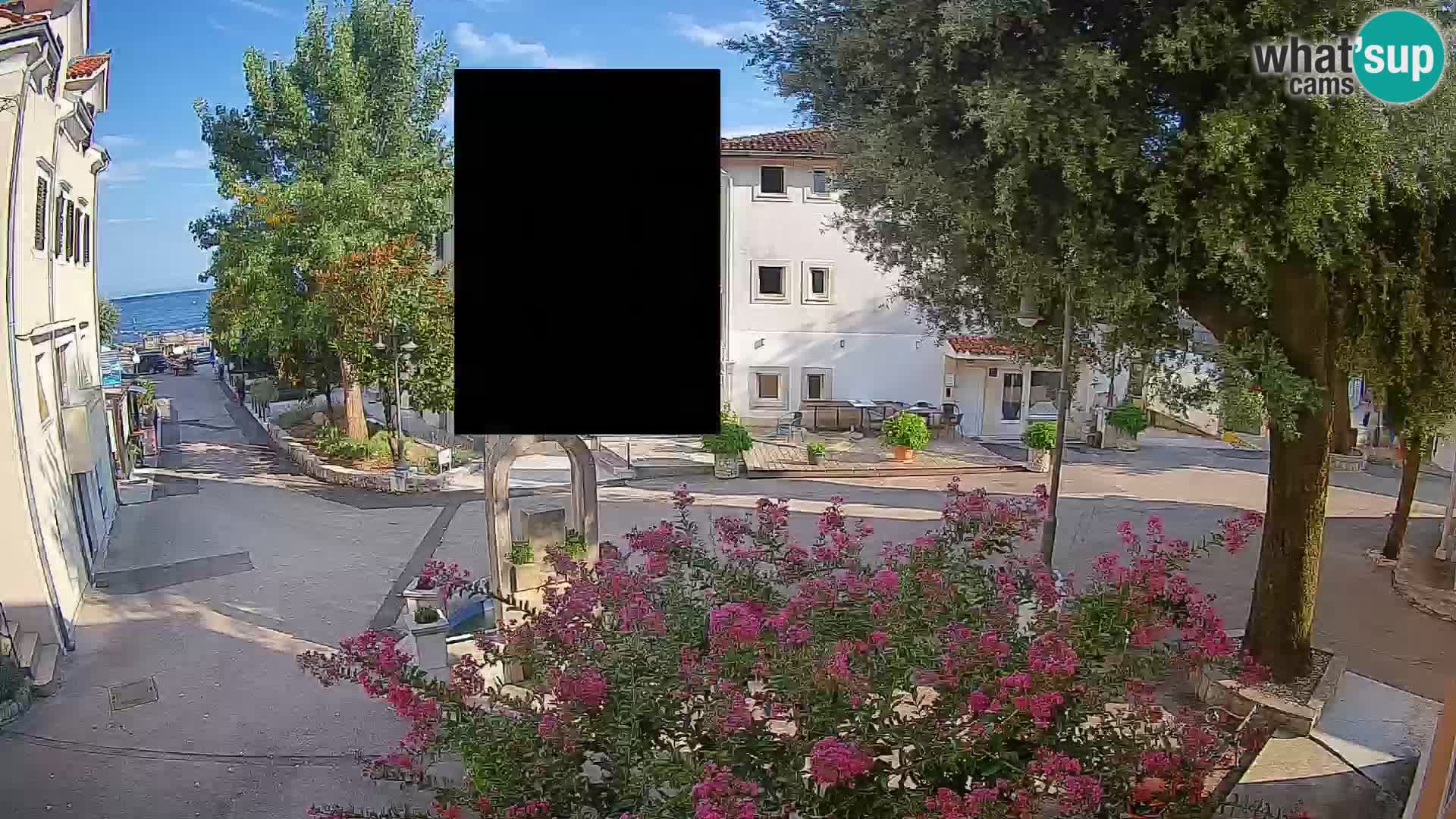 Web kamera centar Mošćeničke Drage – Pogled uživo