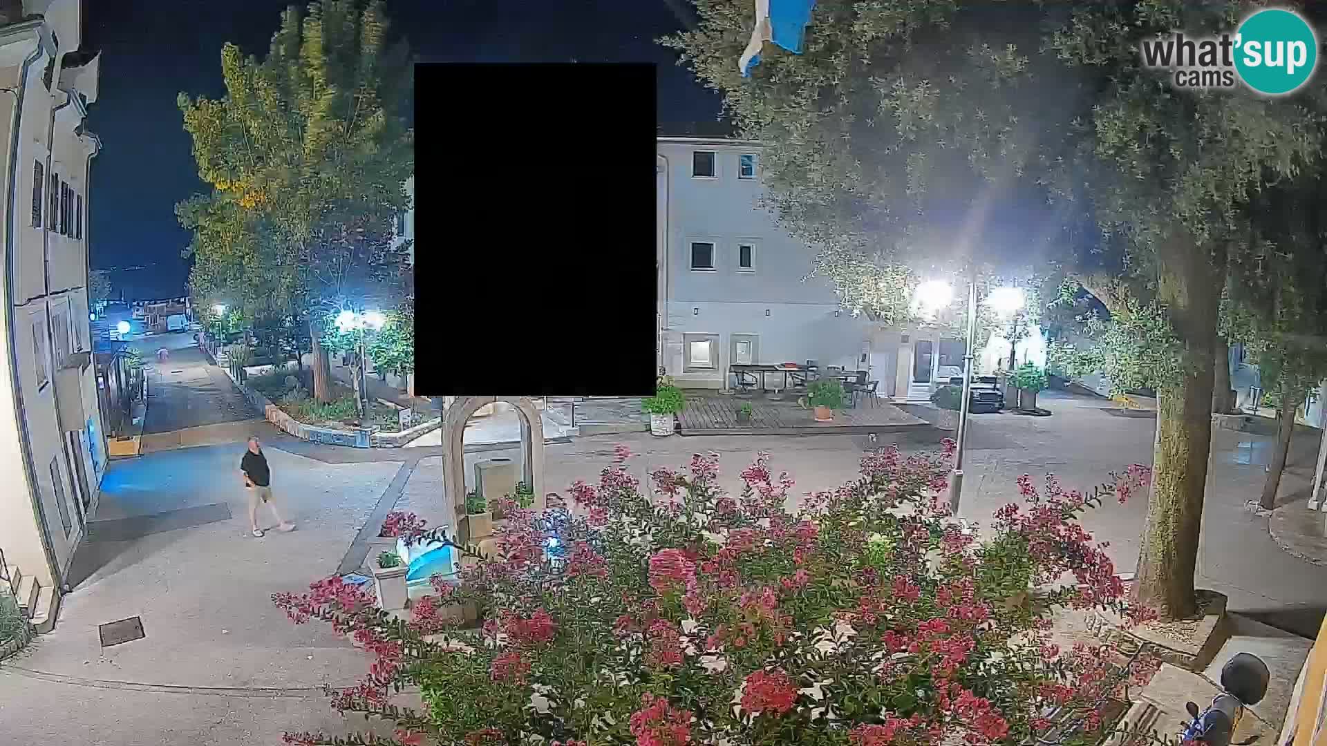 Webcam Mošćenička Draga Center – Live View of the Town Center