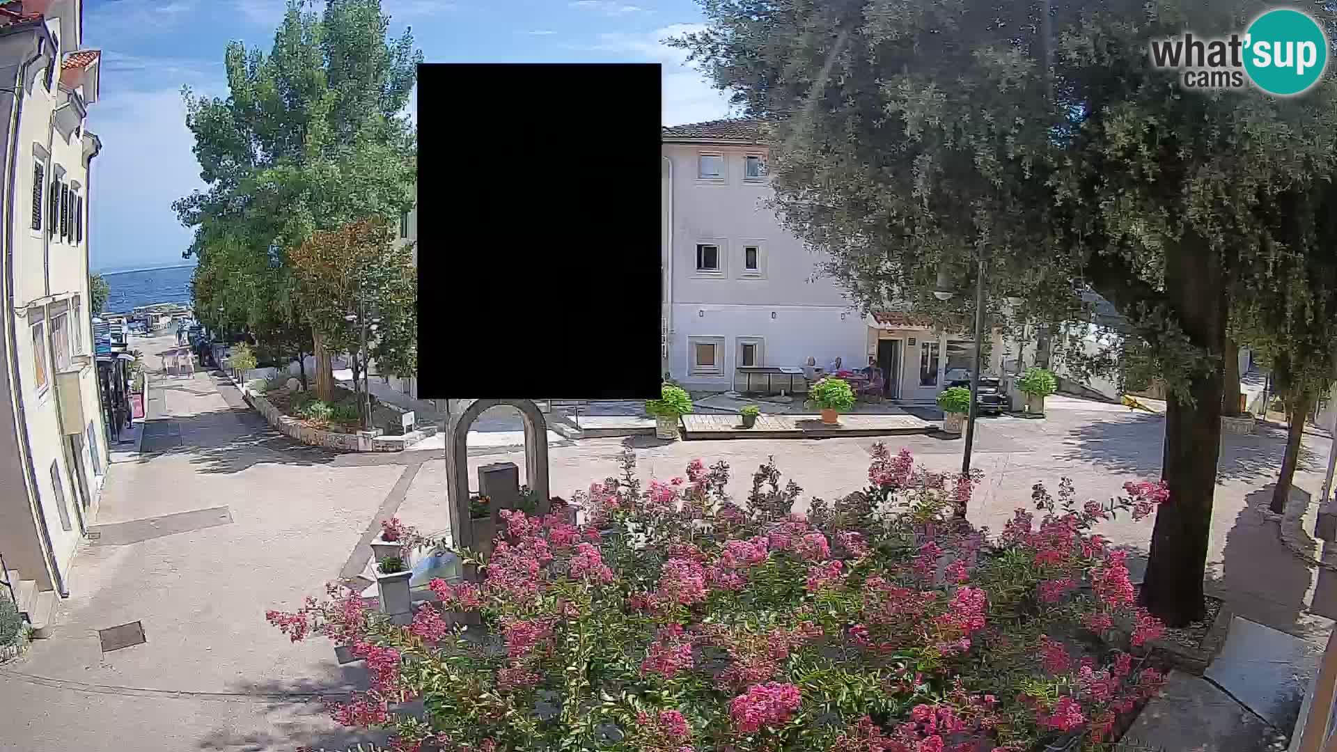 Webcam Centro Draga di Moschiena – Vista live sul centro