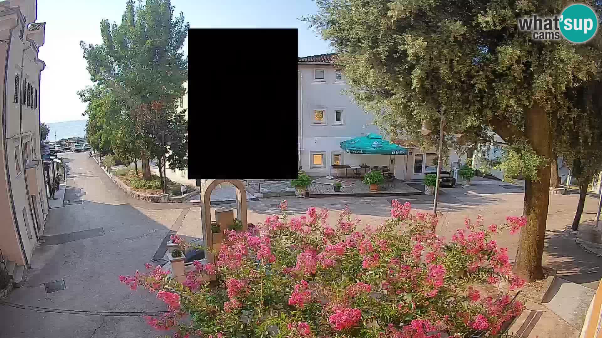 Webcam Mošćenička Draga Center – Live View of the Town Center