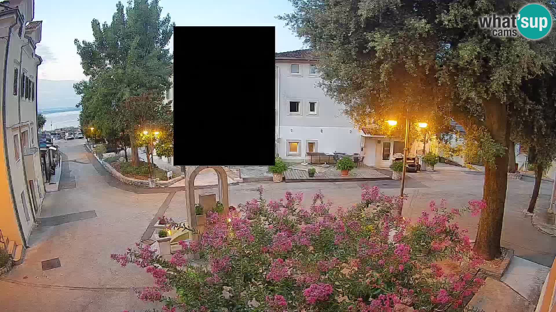 Webcam centre de Mošćenička Draga – Vue en direct du centre-ville