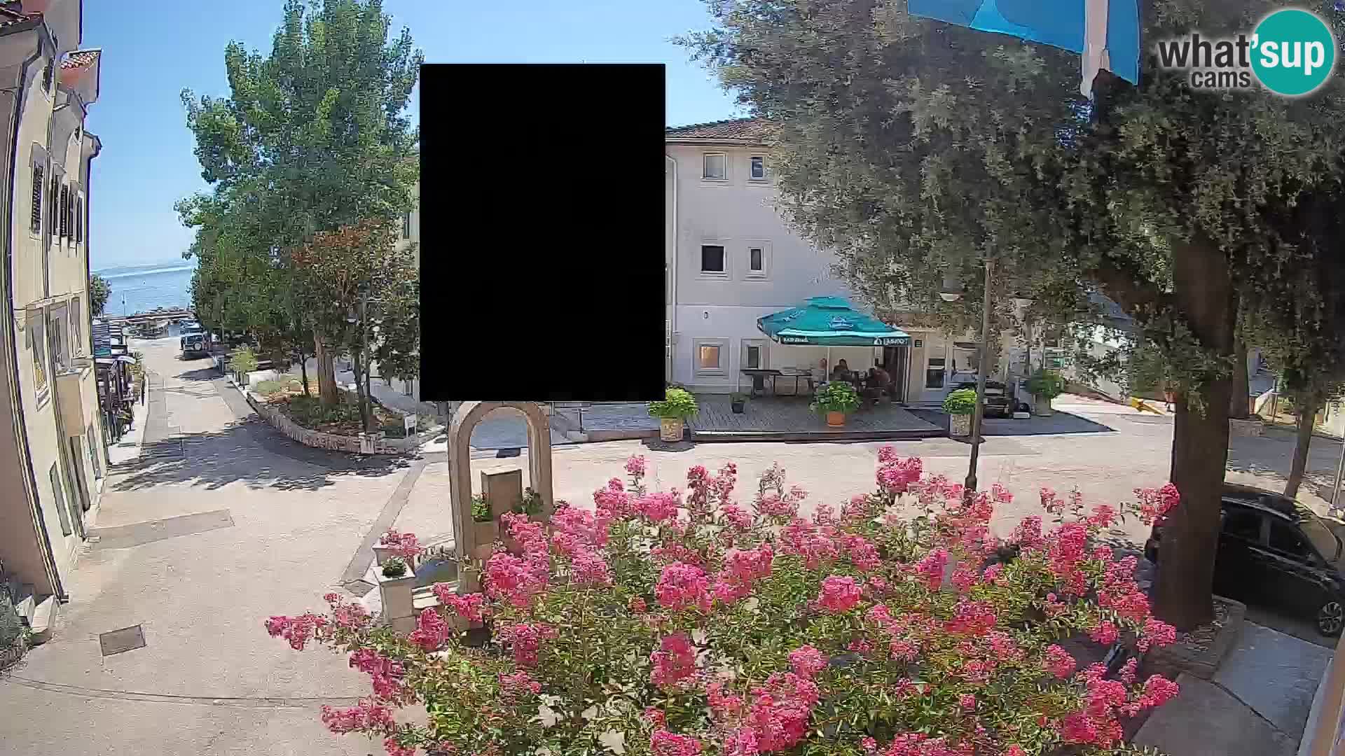 Webcam Centro Draga di Moschiena – Vista live sul centro