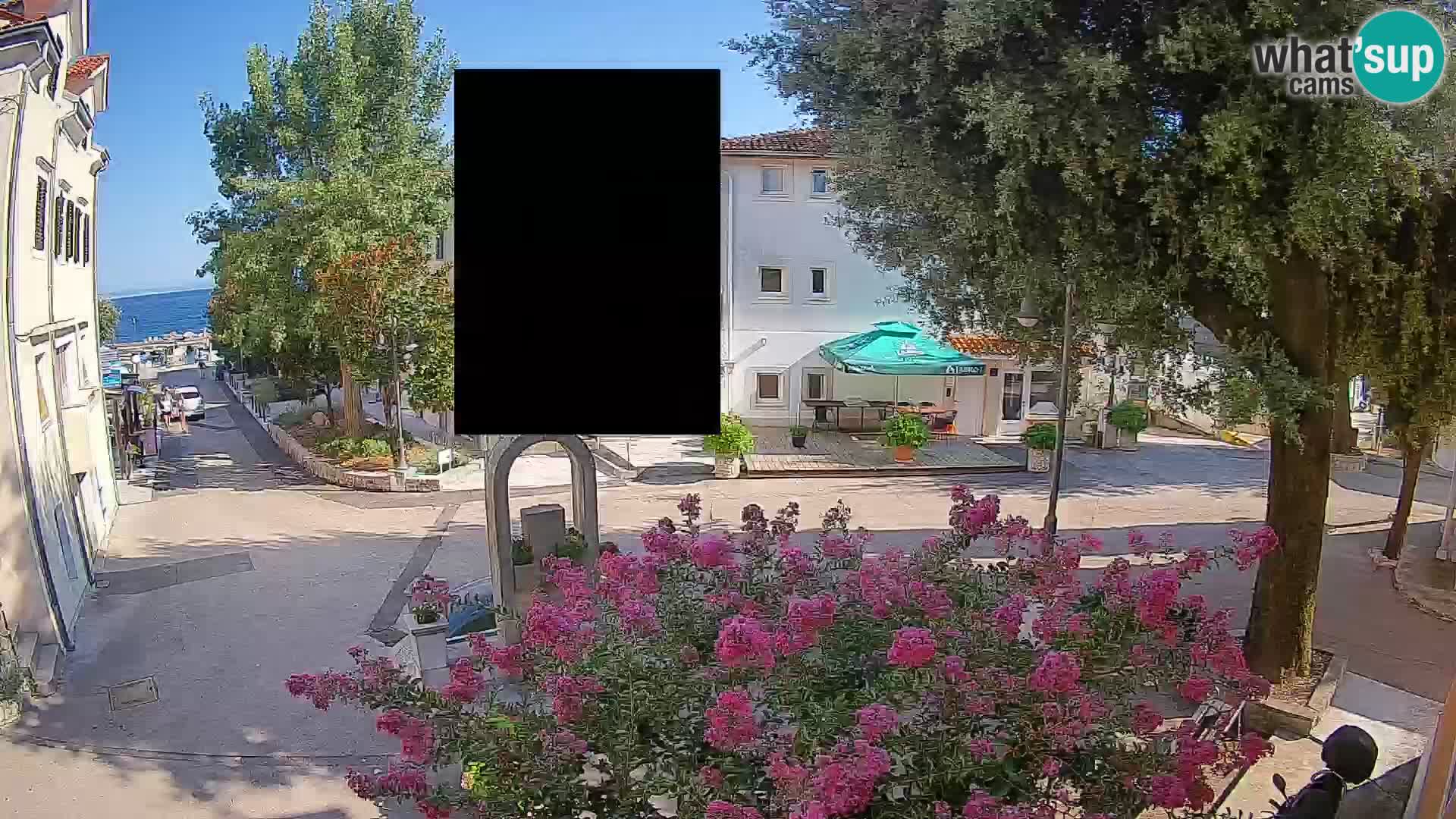 Webcam Mošćenička Draga Zentrum – Liveblick auf das Ortszentrum