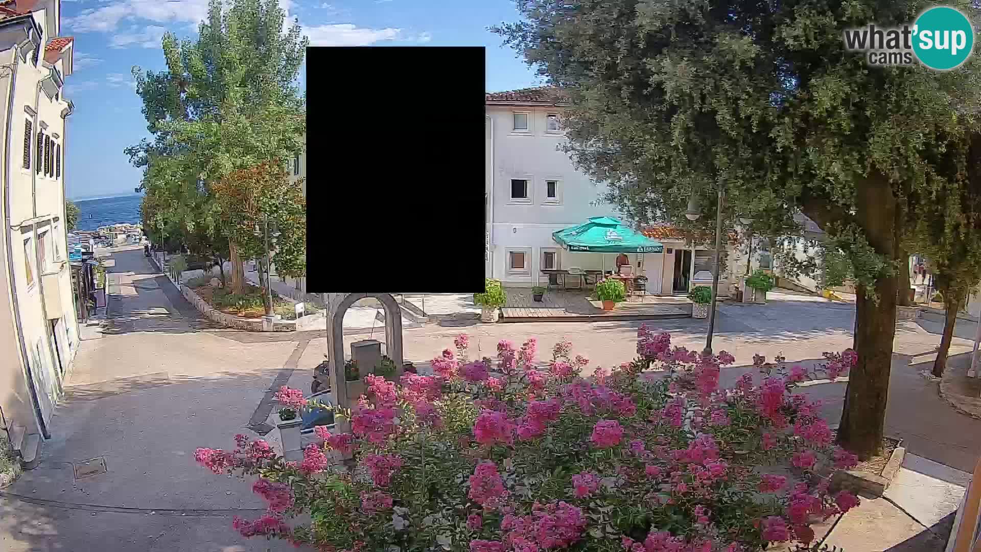 Web kamera centar Mošćeničke Drage – Pogled uživo