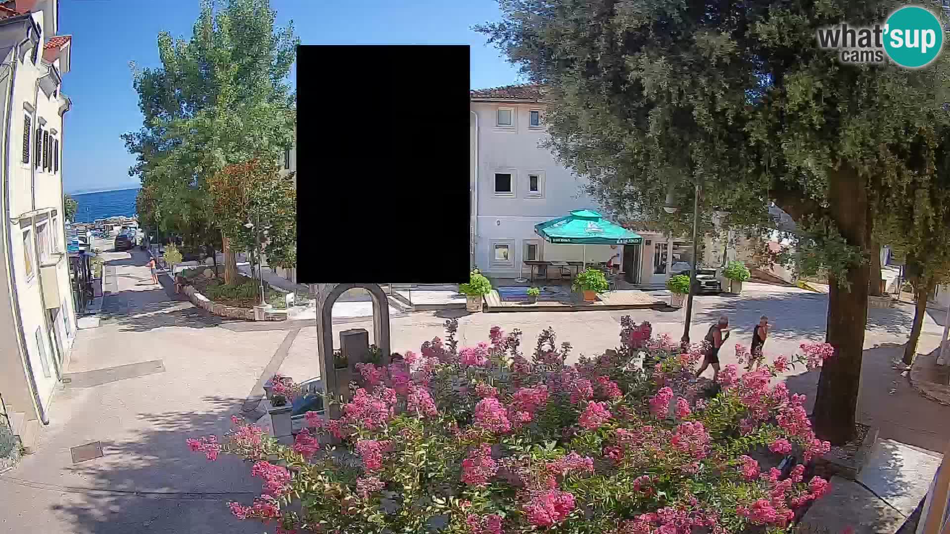 Webcam centre de Mošćenička Draga – Vue en direct du centre-ville