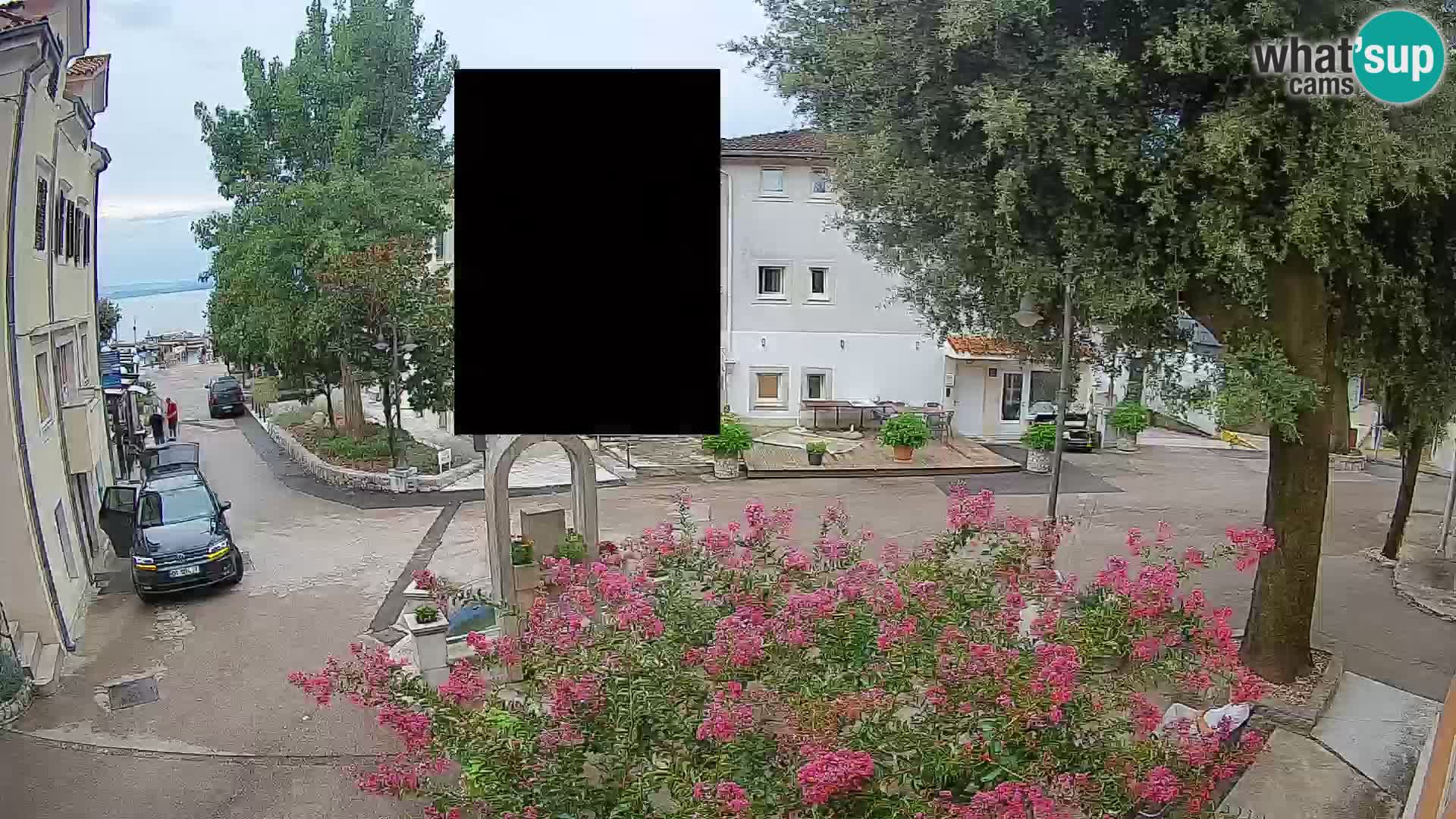 Webcam Mošćenička Draga Center – Live View of the Town Center