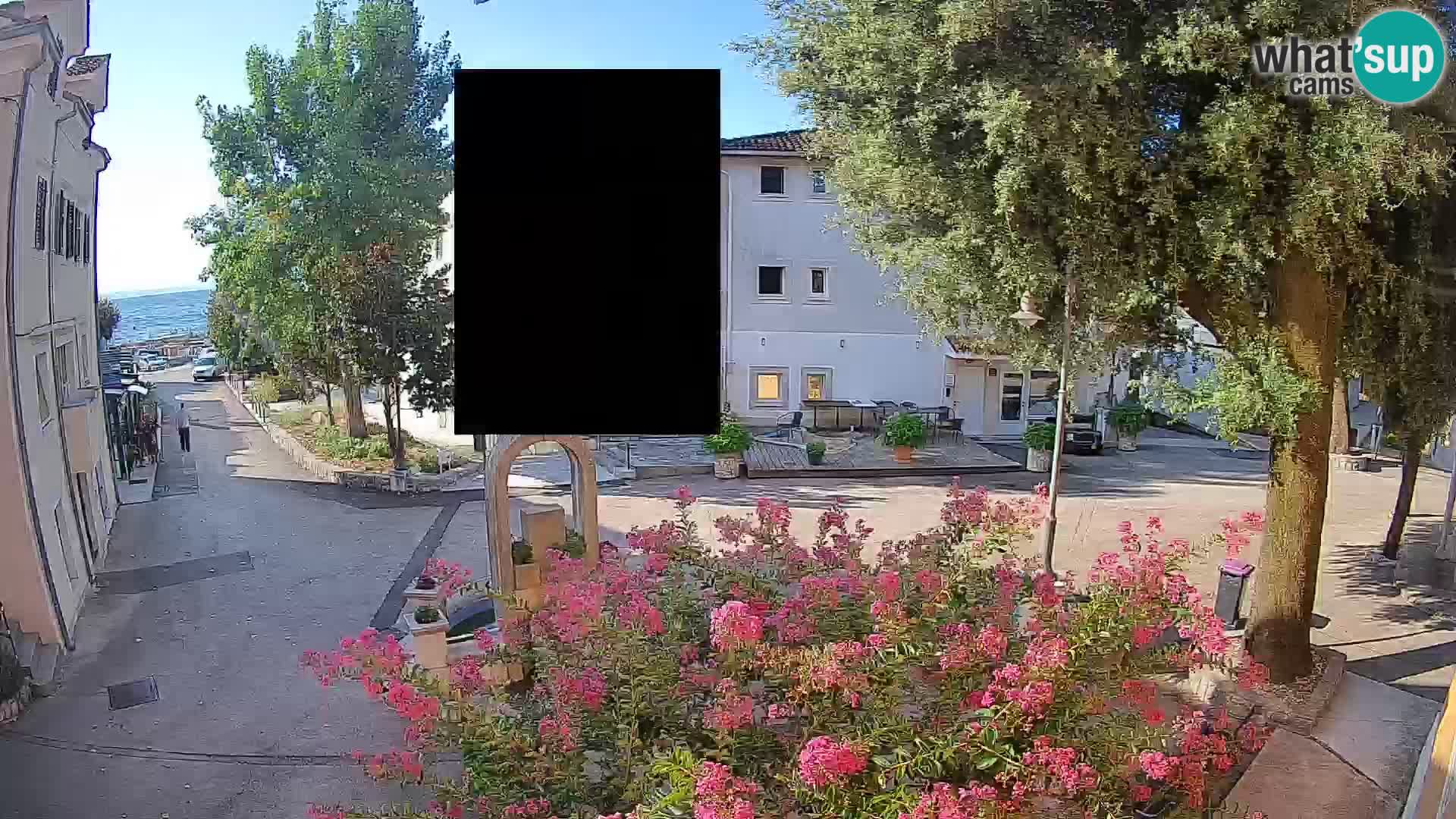 Webcam Mošćenička Draga Zentrum – Liveblick auf das Ortszentrum