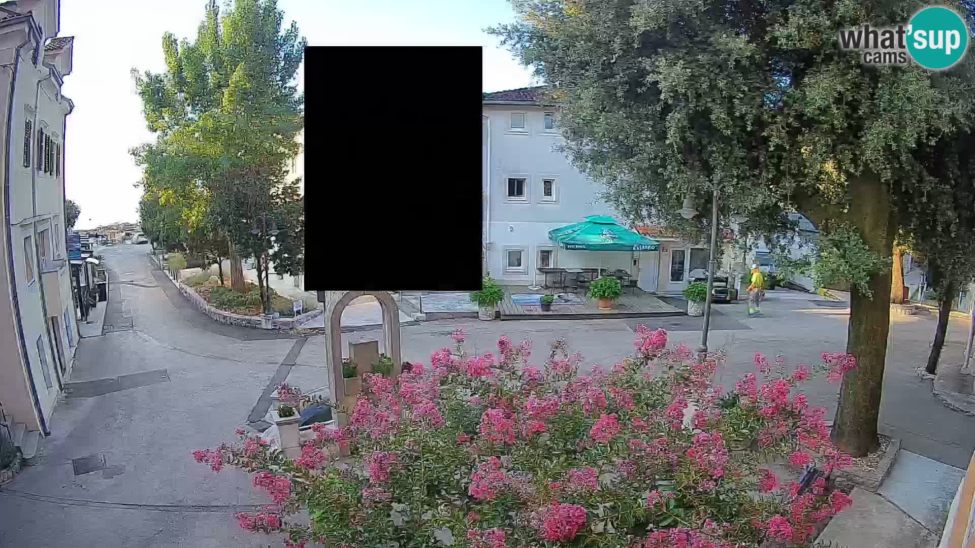 Webcam Centre de Mošćenička Draga – Vue en direct du centre-ville
