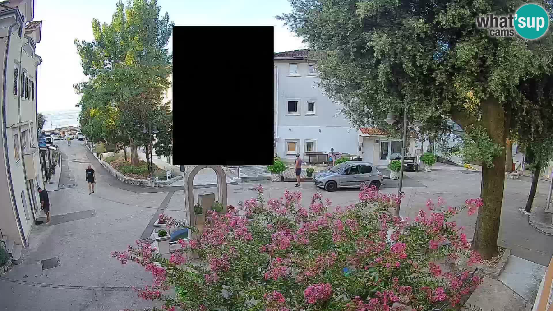 Webcam Mošćenička Draga Zentrum – Liveblick auf das Ortszentrum