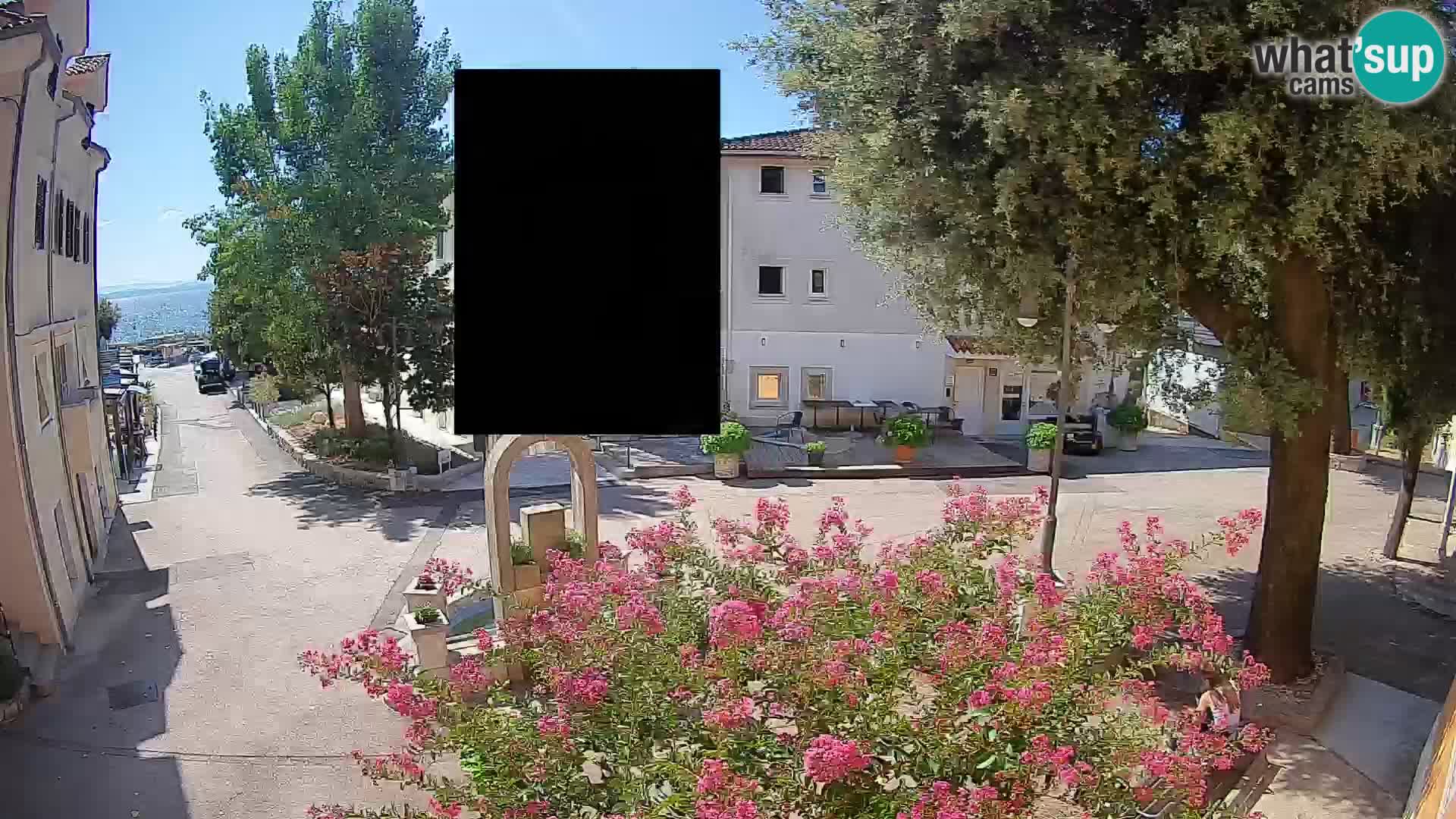 Webcam centre de Mošćenička Draga – Vue en direct du centre-ville