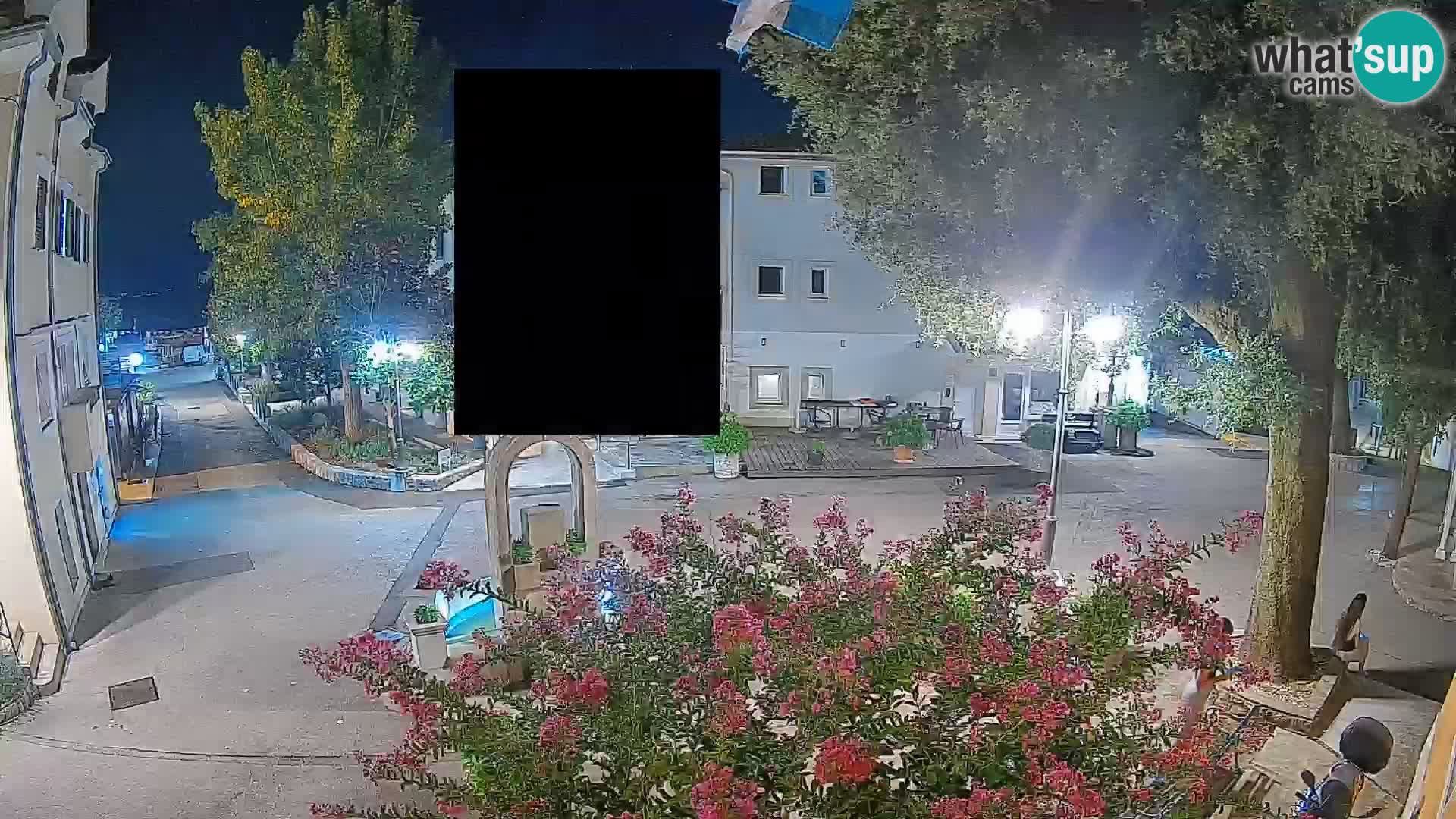 Webcam Mošćenička Draga Center – Live View of the Town Center