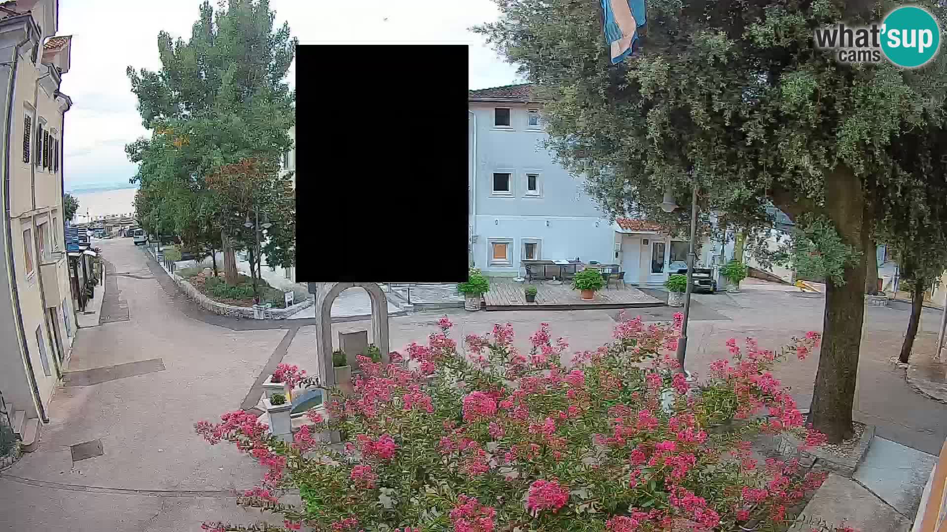 Webcam centre de Mošćenička Draga – Vue en direct du centre-ville