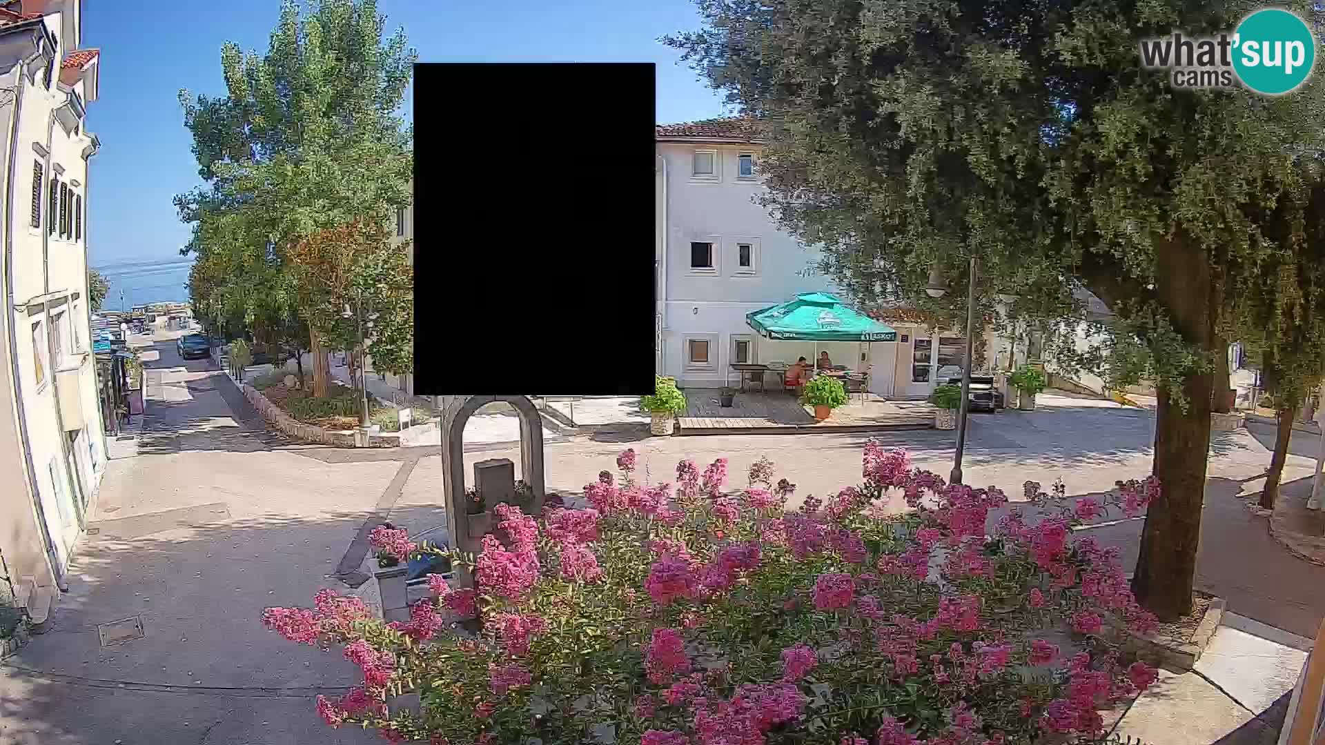Webcam Mošćenička Draga Zentrum – Liveblick auf das Ortszentrum