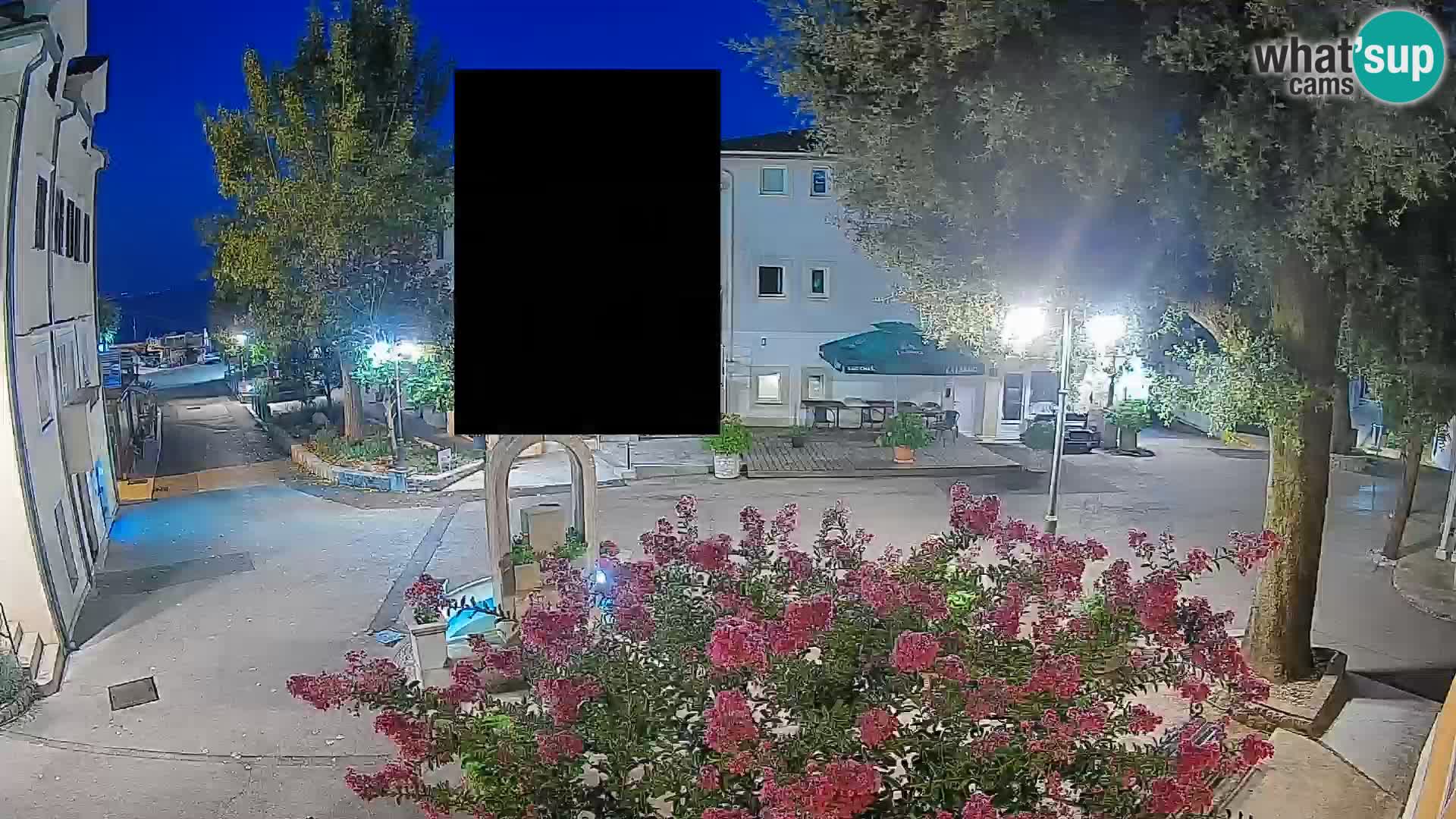 Webcam Mošćenička Draga Center – Live View of the Town Center