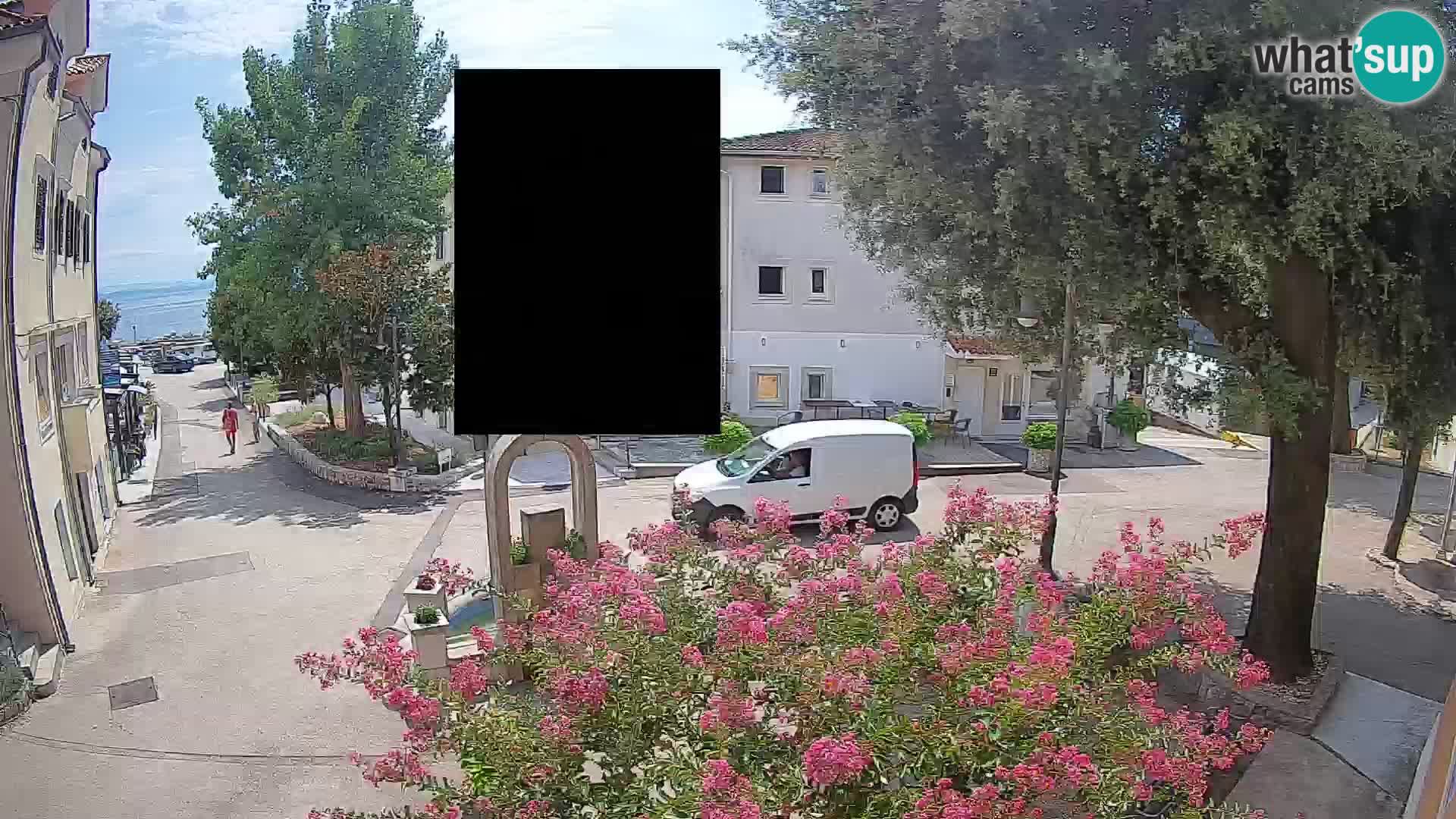 Webcam Mošćenička Draga Zentrum – Liveblick auf das Ortszentrum