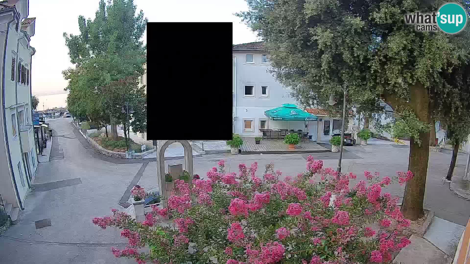 Webcam centre de Mošćenička Draga – Vue en direct du centre-ville