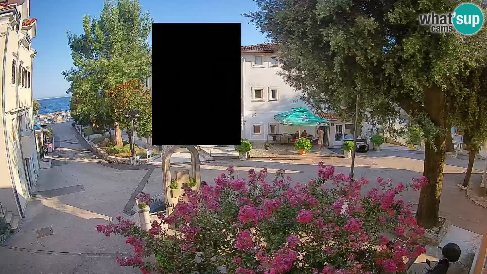 Spletna kamera center Mošćeniška Draga – Pogled v živo