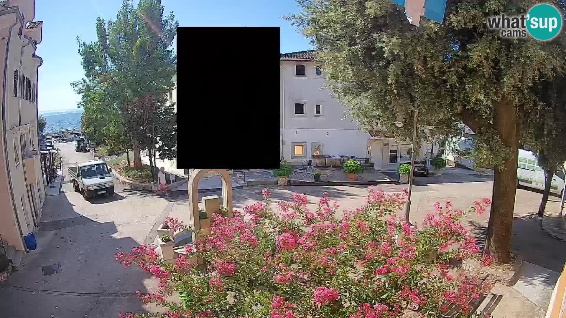Webcam Centro Draga di Moschiena – Vista live sul centro