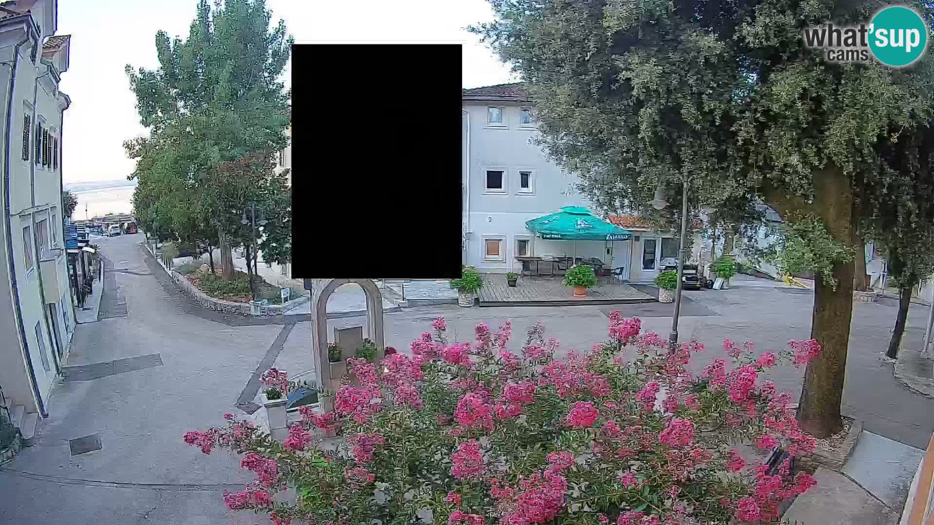 Webcam Mošćenička Draga Center – Live View of the Town Center
