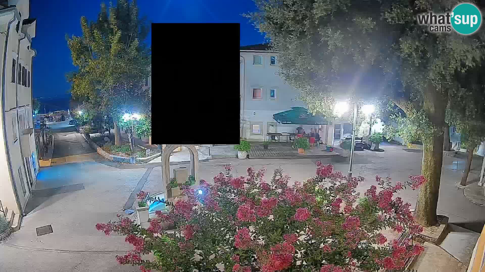 Webcam Mošćenička Draga Center – Live View of the Town Center