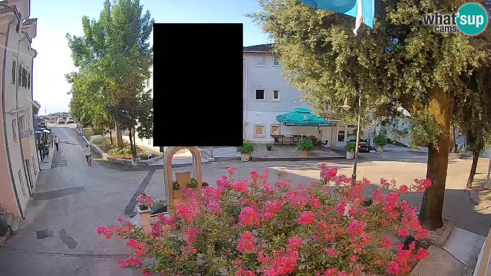 Webcam Centre de Mošćenička Draga – Vue en direct du centre-ville