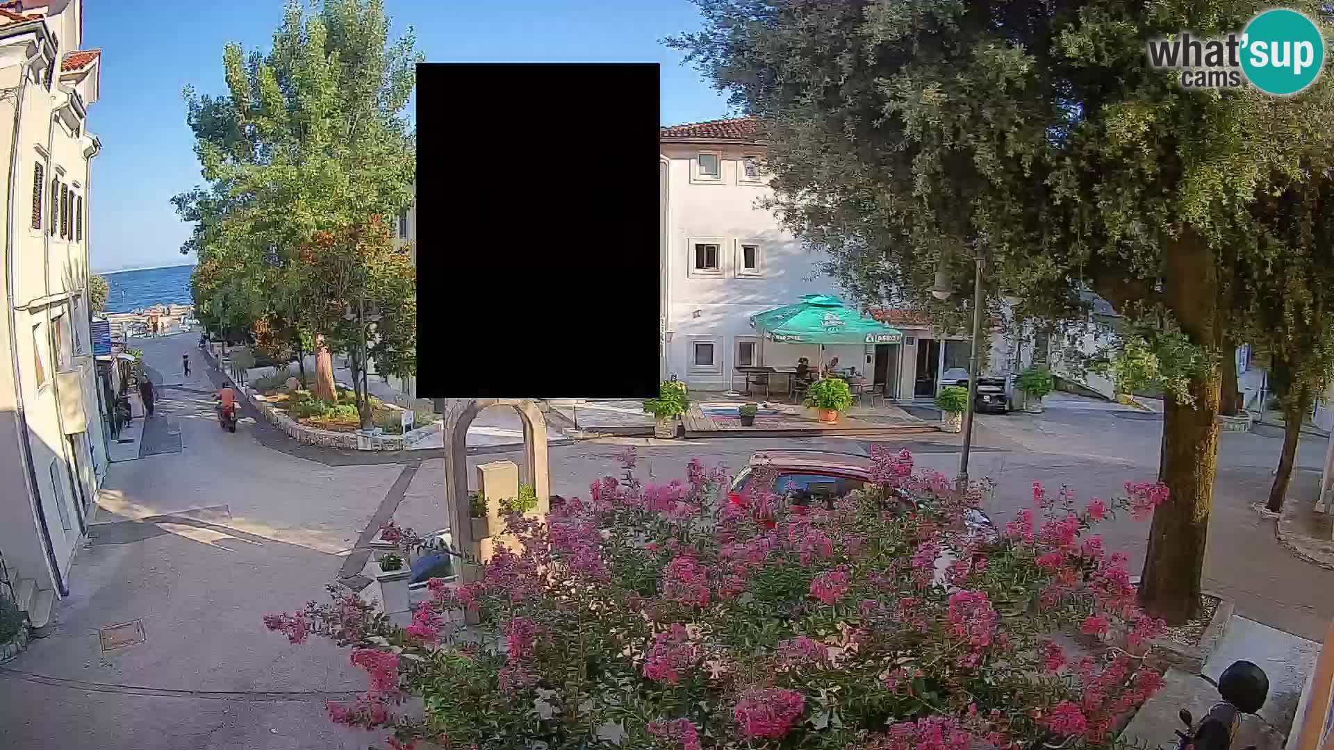 Web kamera centar Mošćeničke Drage – Pogled uživo