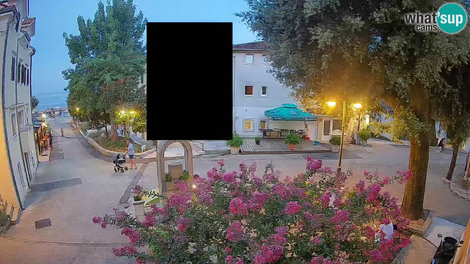 Webcam Mošćenička Draga Zentrum – Liveblick auf das Ortszentrum