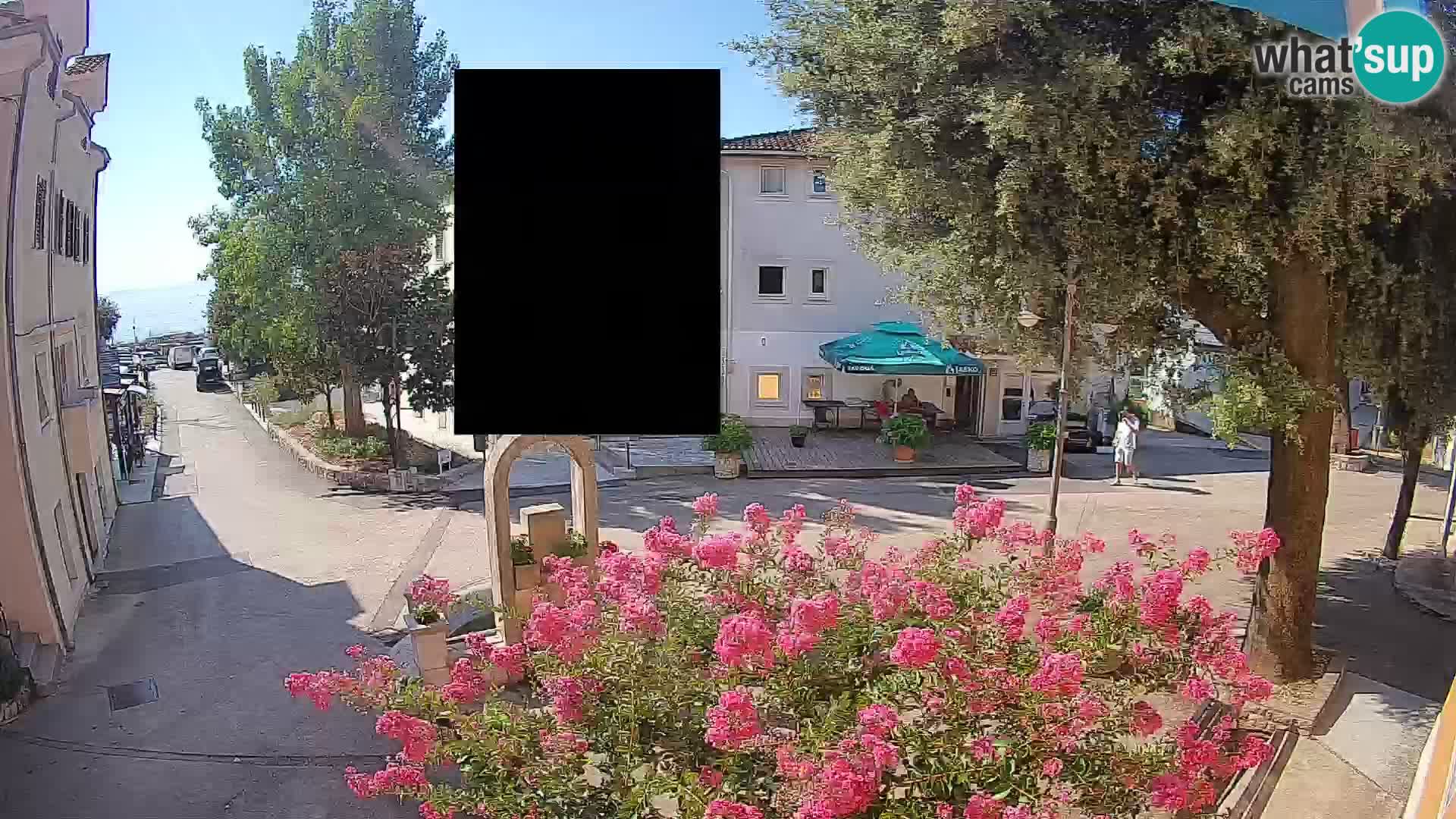 Webcam Centre de Mošćenička Draga – Vue en direct du centre-ville