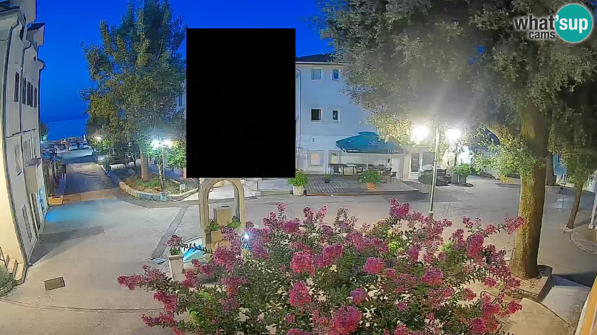 Webcam Centro Draga di Moschiena – Vista live sul centro