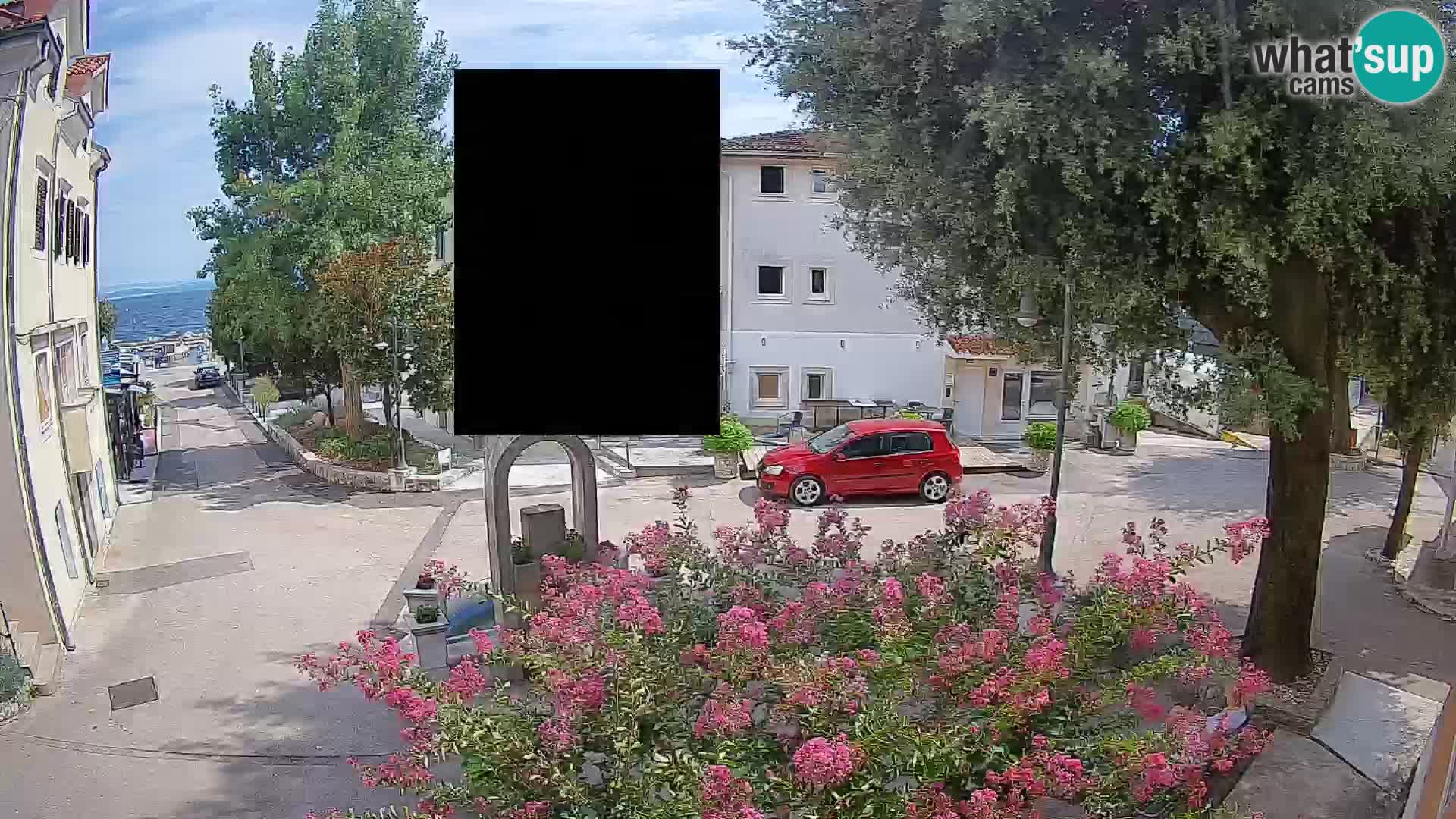 Webcam Mošćenička Draga Zentrum – Liveblick auf das Ortszentrum