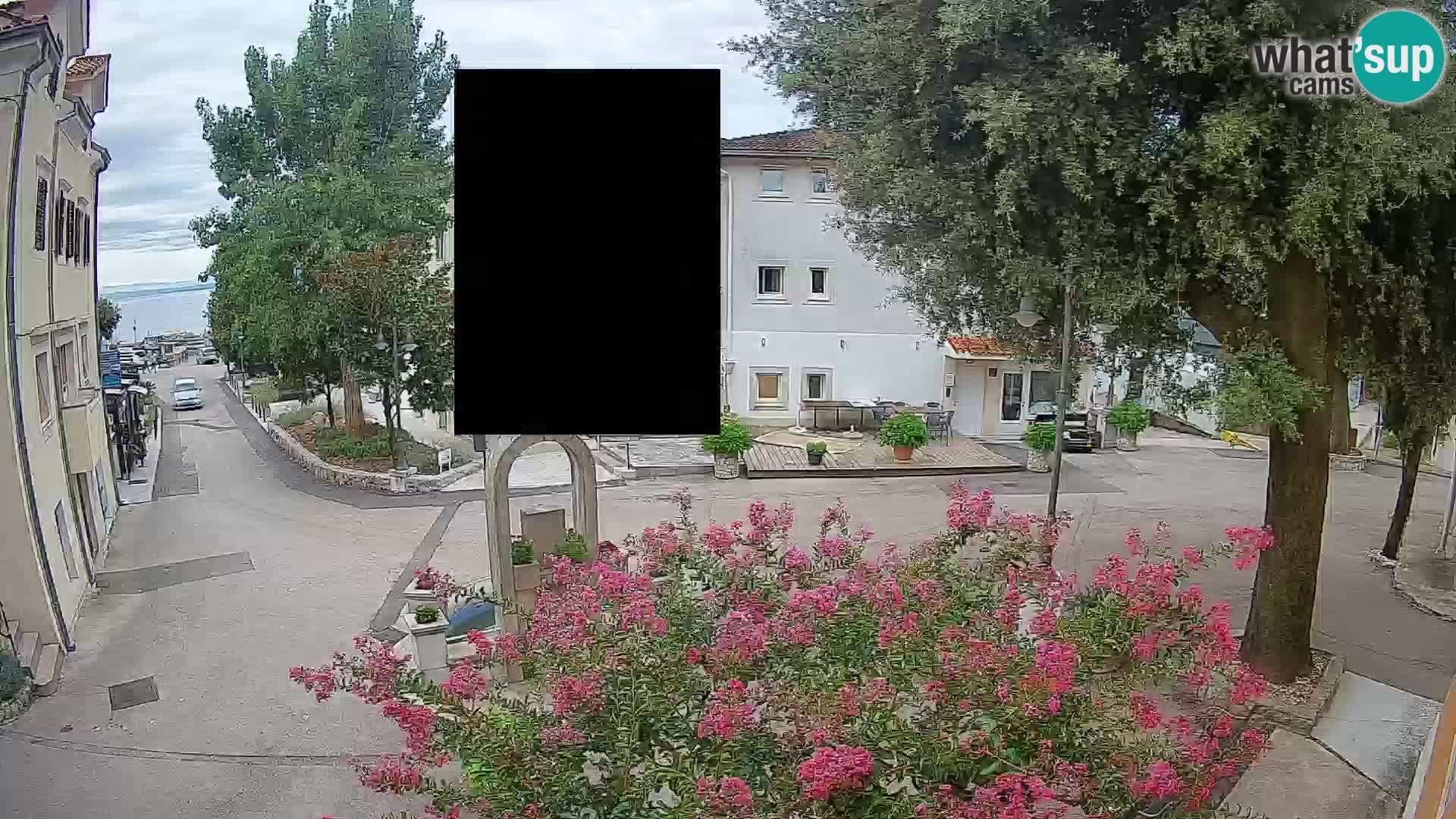 Webcam Centre de Mošćenička Draga – Vue en direct du centre-ville