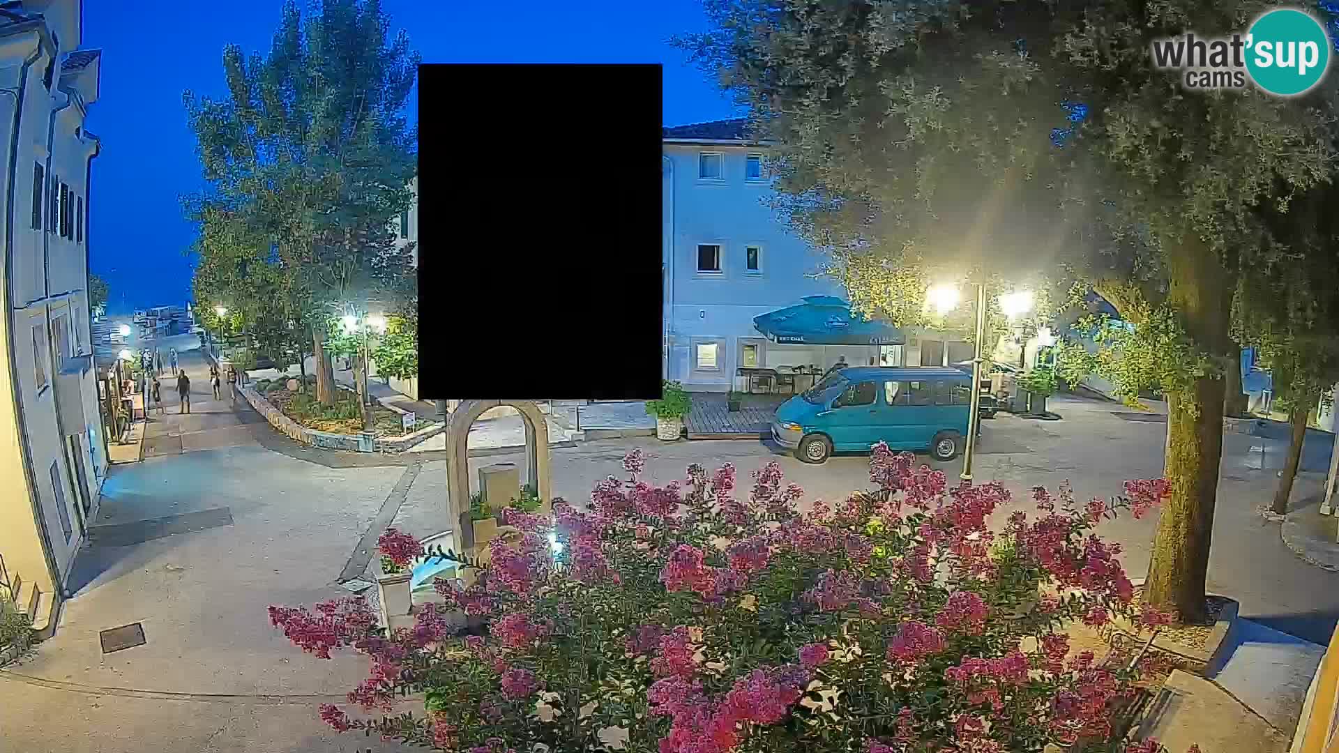 Webcam Centre de Mošćenička Draga – Vue en direct du centre-ville