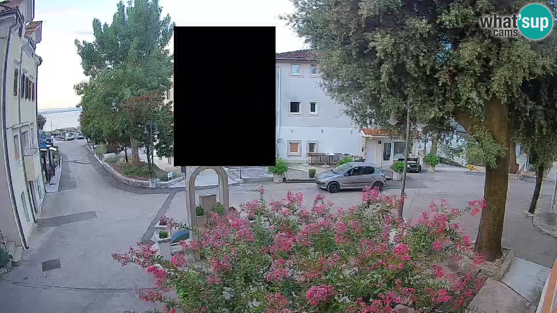 Webcam Centre de Mošćenička Draga – Vue en direct du centre-ville