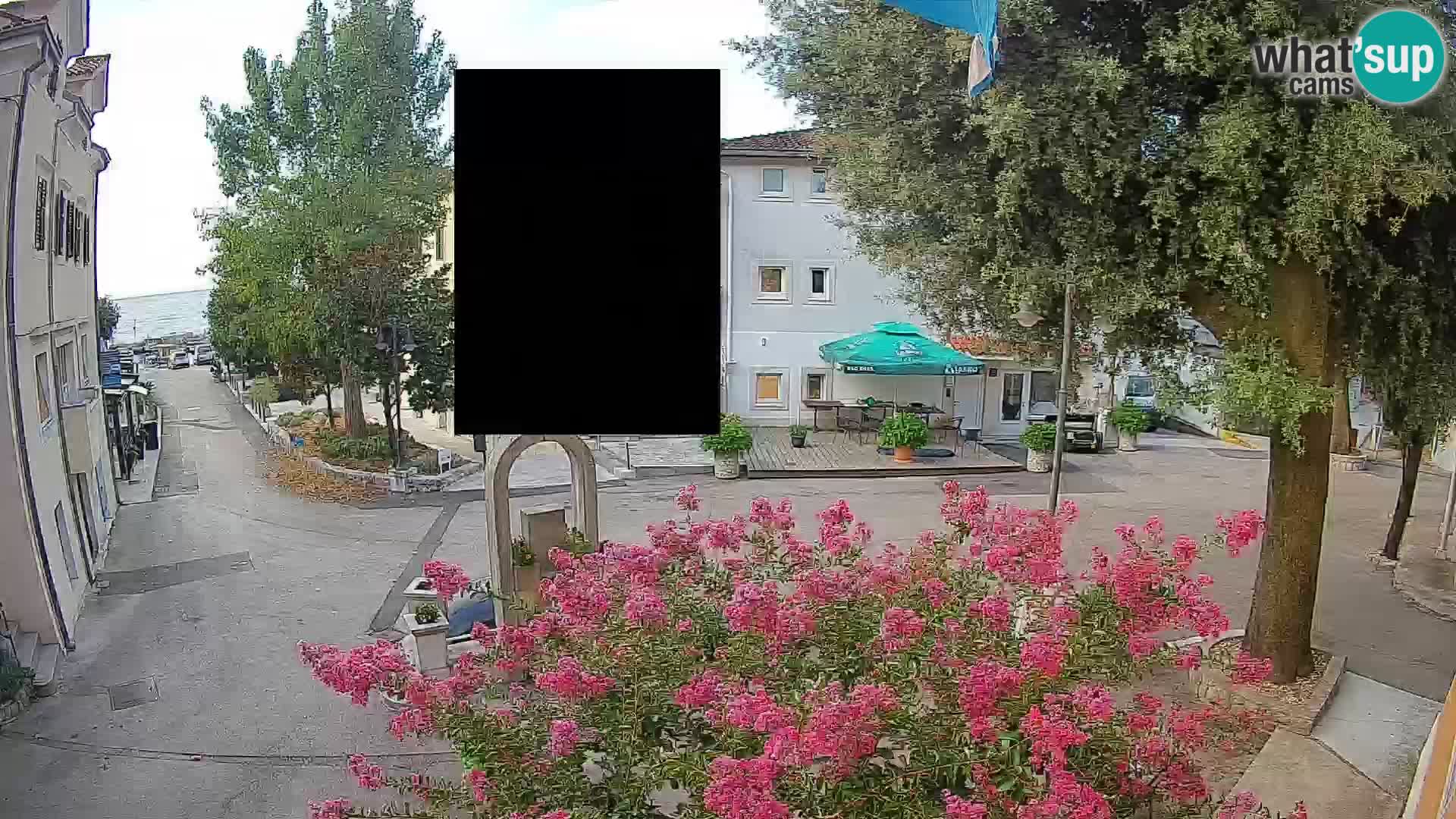 Web kamera centar Mošćeničke Drage – Pogled uživo